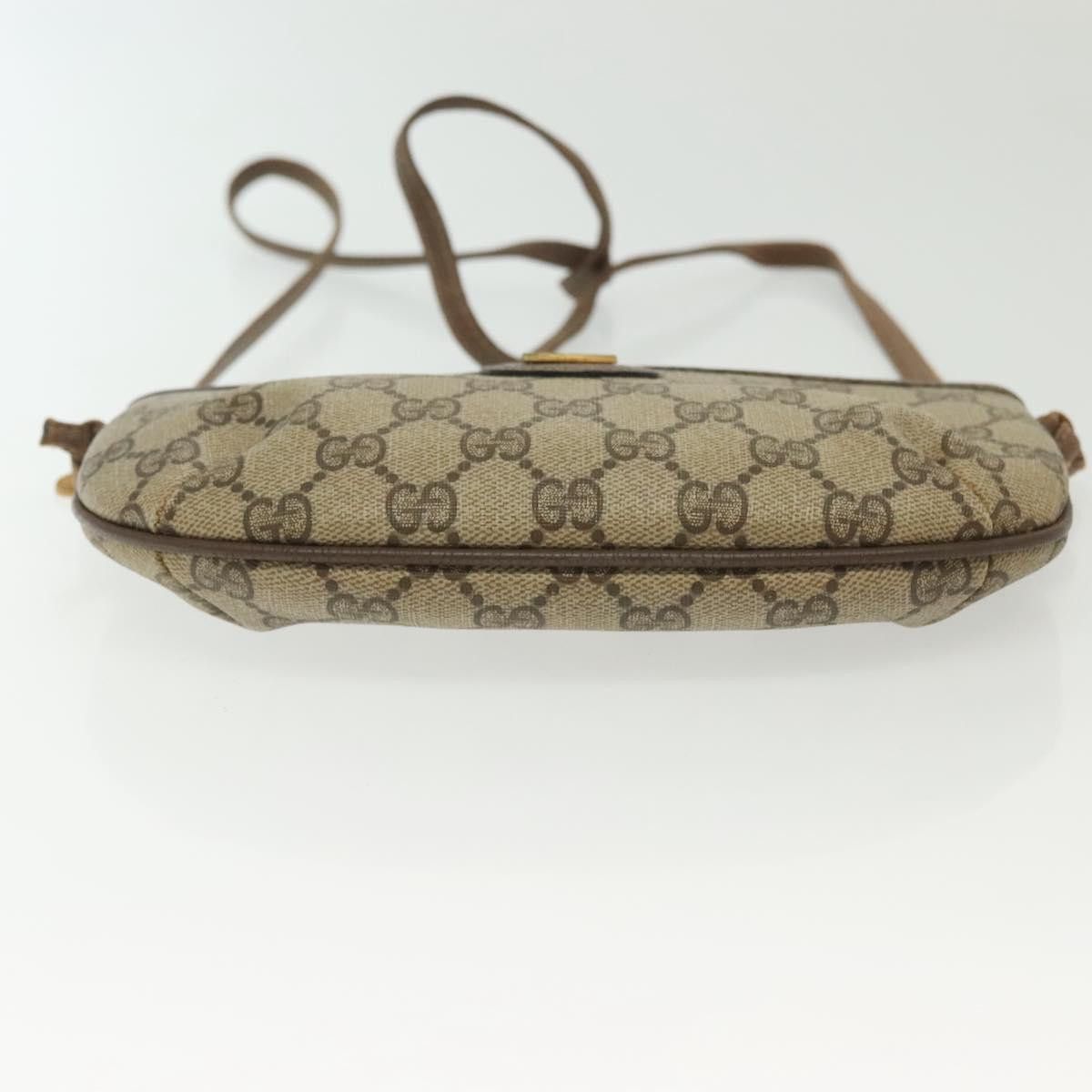 Gucci GUCCI GG Supreme Shoulder Bag Pvc Beige Gold 904 02 020 Size ONE SIZE - 9 Thumbnail