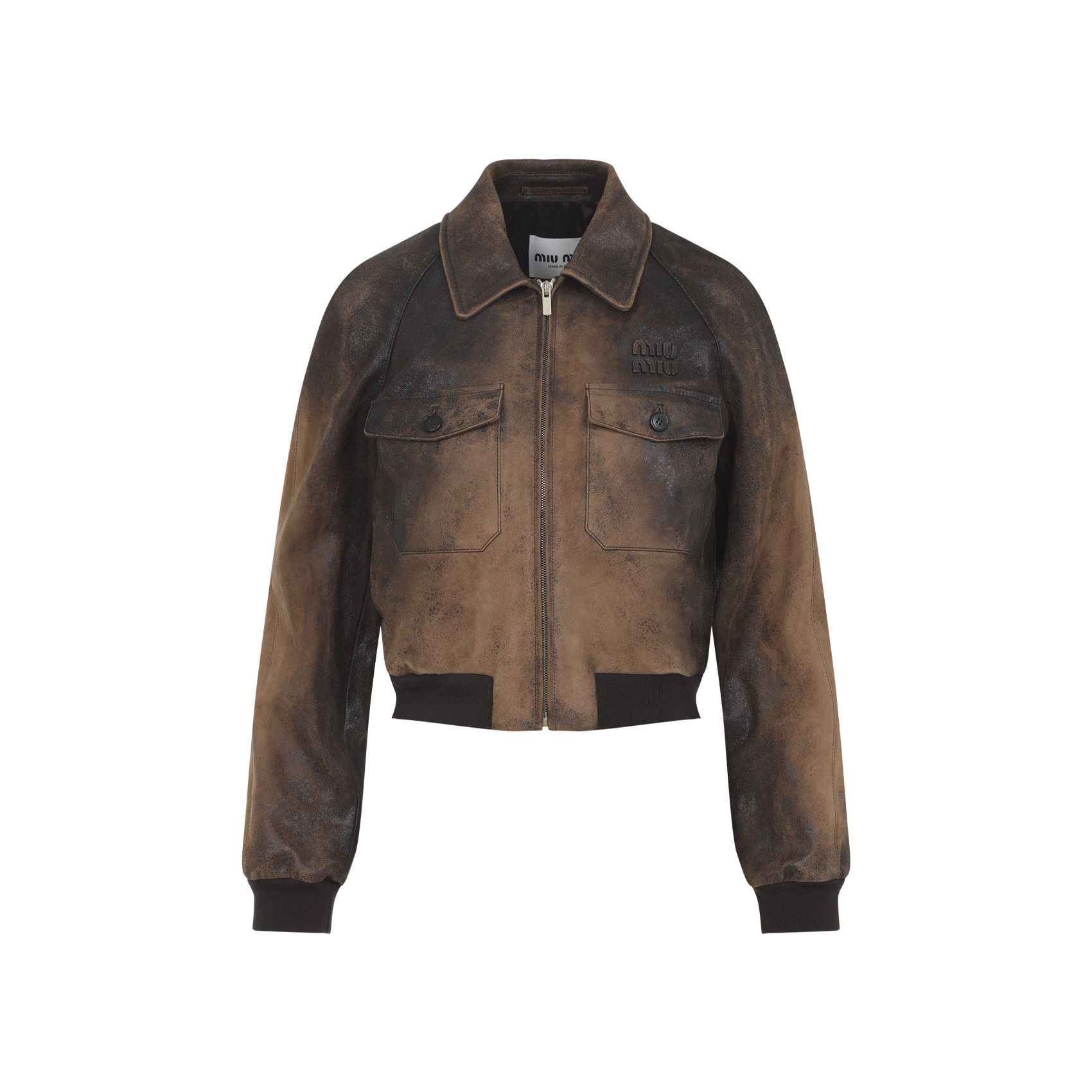 Miu Miu Miu Miu Lamb Leather Jacket Size M / US 6-8 / IT 42-44 - 1 Thumbnail
