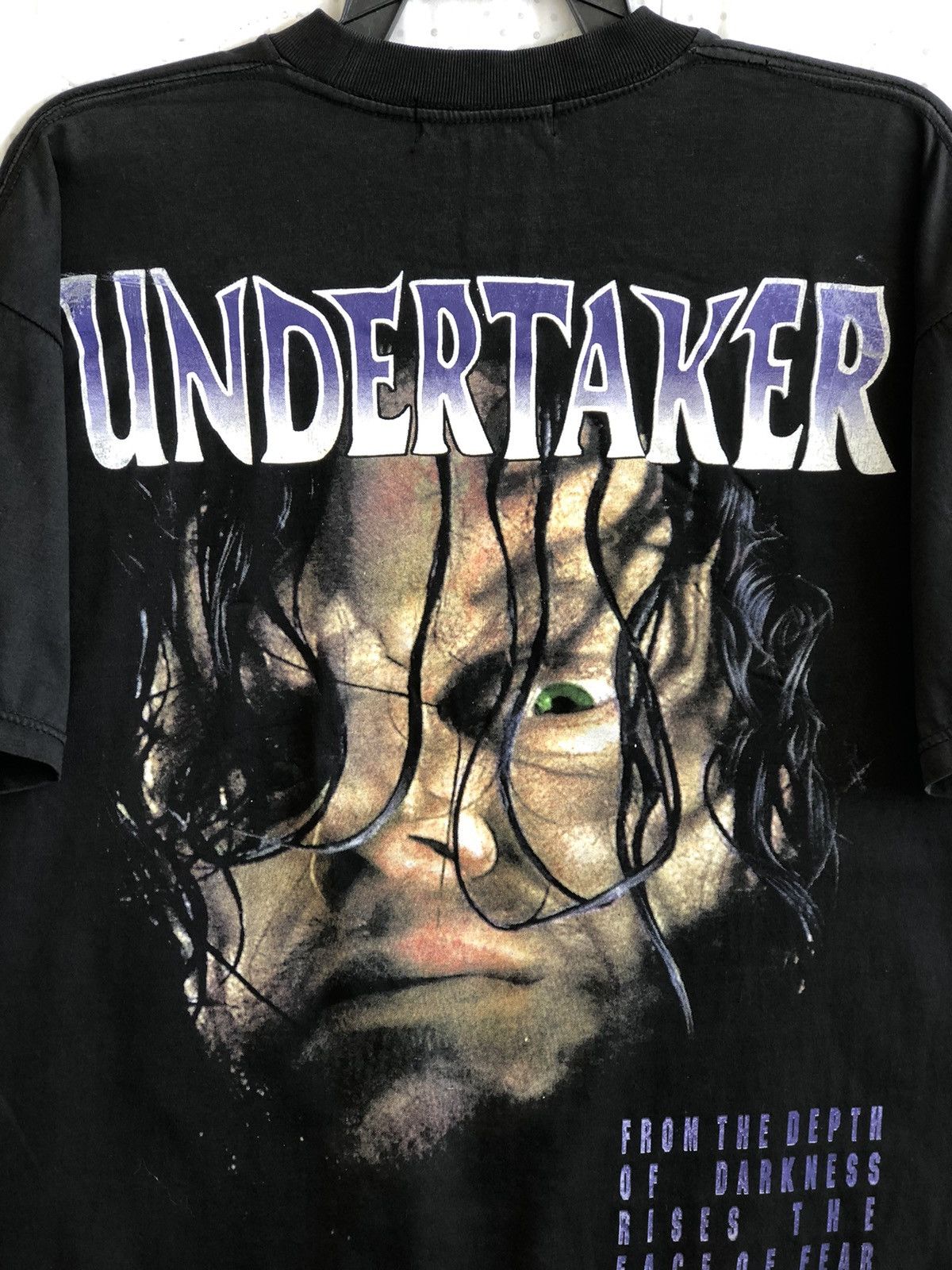 WWF Vintage UNDERTAKER Wrestling very Rare Size US L / EU 52-54 / 3 - 3 Thumbnail