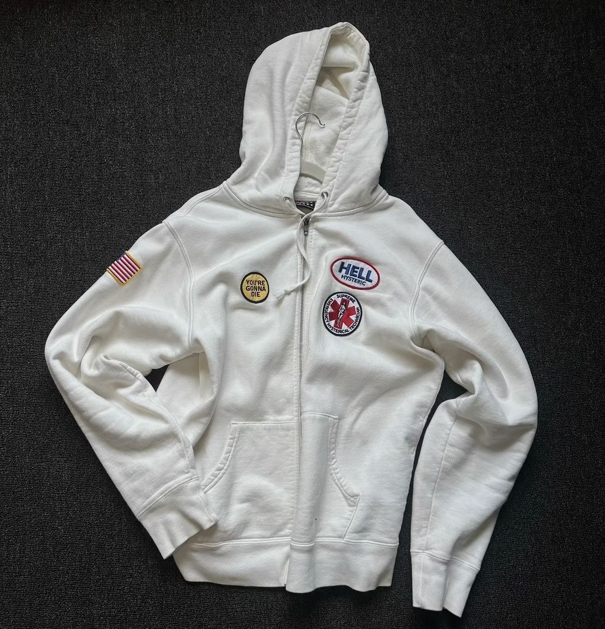 Hysteric Glamour Supreme hysteric Glamour patches zip up sweatshirt hoodie Size US M / EU 48-50 / 2 - 1 Thumbnail