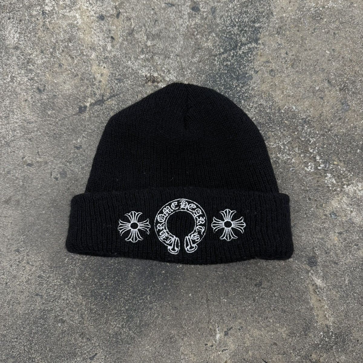 Chrome Hearts Chrome Hearts Horseshoe Skull Cap Beanie | Grailed