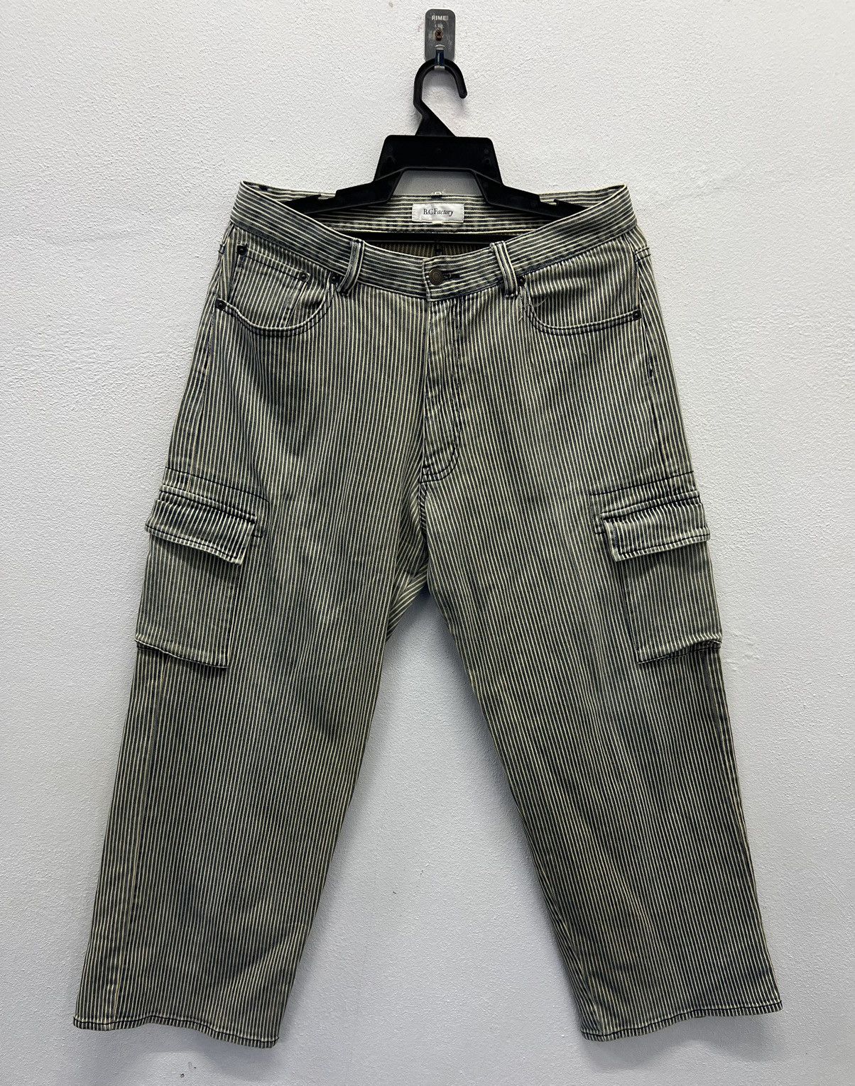 Japanese Brand × Vintage VINTAGE B.C FACTORY CARGO PANTS Size US 33 - 1 Thumbnail