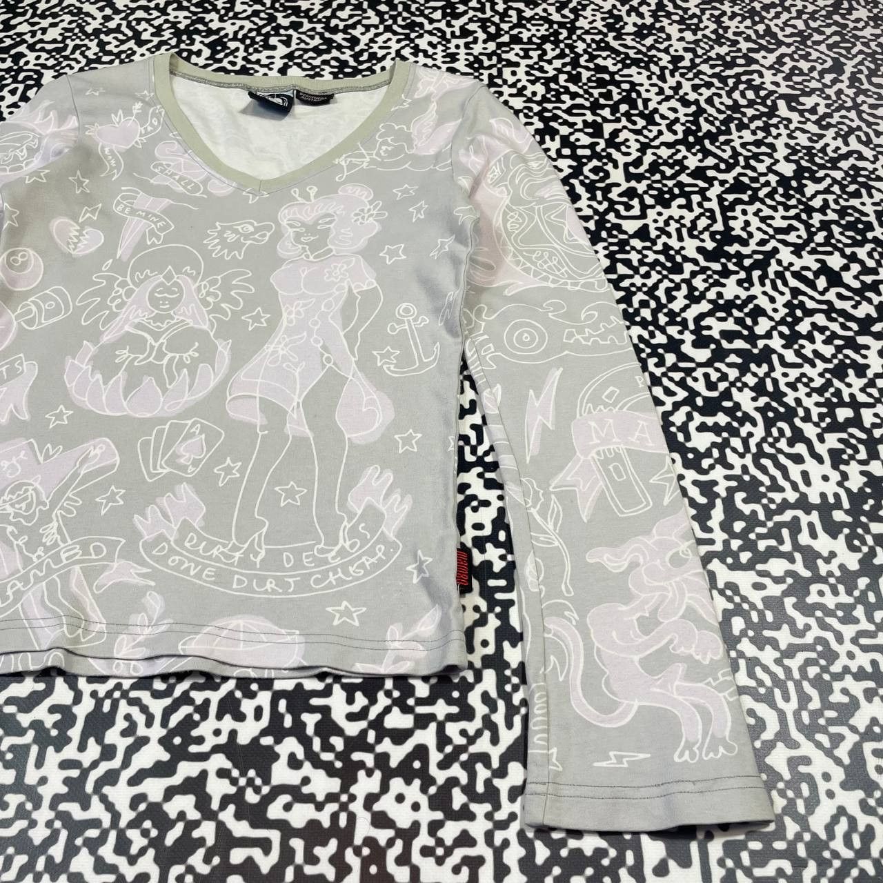Mambo Vintage Y2K Mambo Monogram Retro Surf Style Longsleeve Size S / US 4 / IT 40 - 5 Thumbnail
