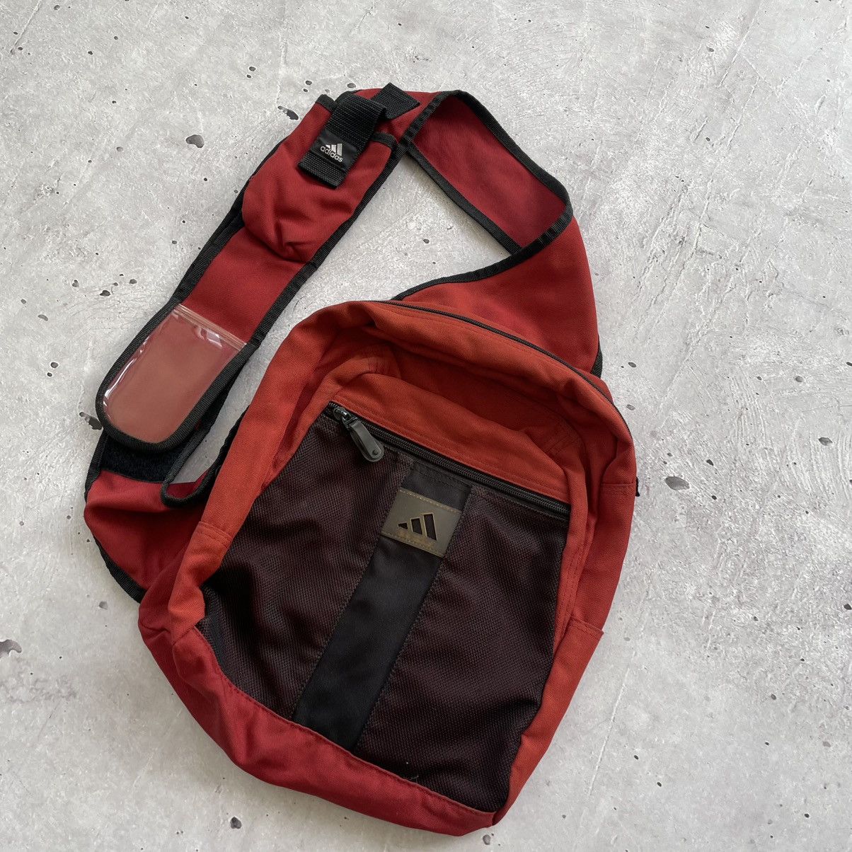 Adidas × Vintage Vintage Adidas Sling Bag Y2K Messenger Bag Bag Pack Y2K Size ONE SIZE - 3 Thumbnail