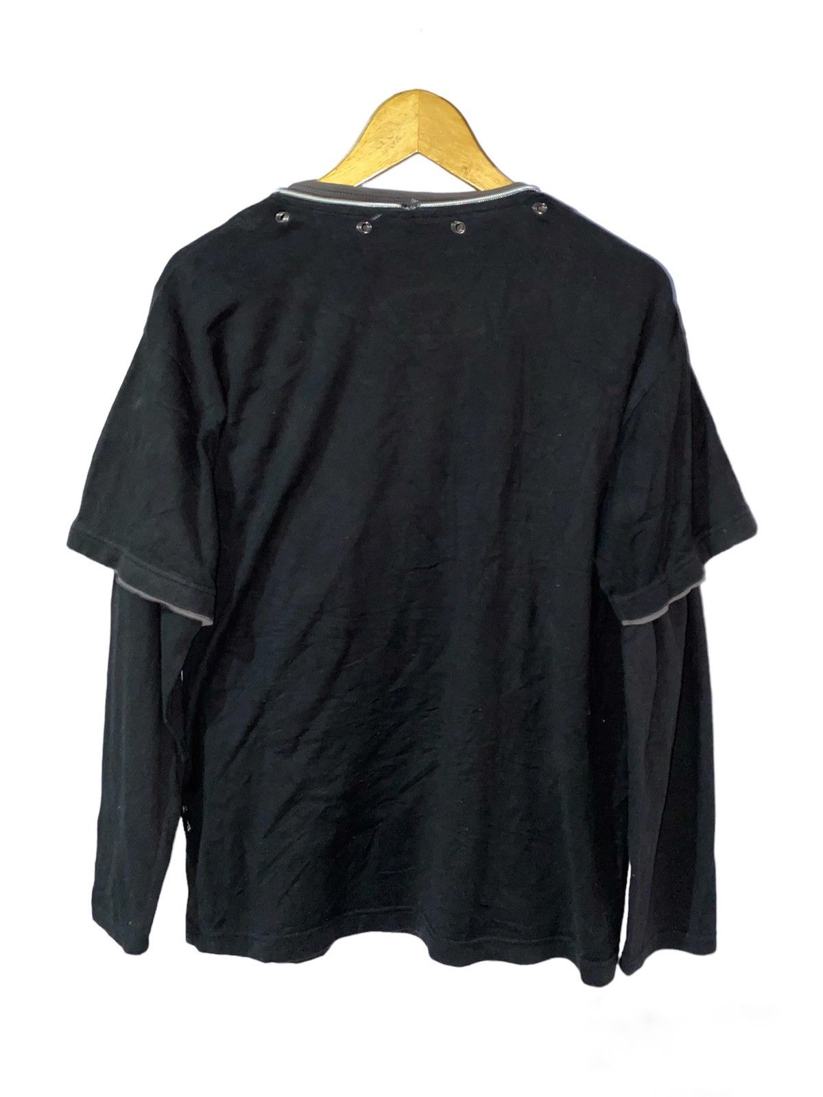 If Six Was Nine × KMRii × Le Grande Bleu (L.G.B.) BadBoy Cross Poem Seditionaries Double Layer Longsleeve Size US L / EU 52-54 / 3 - 2 Thumbnail