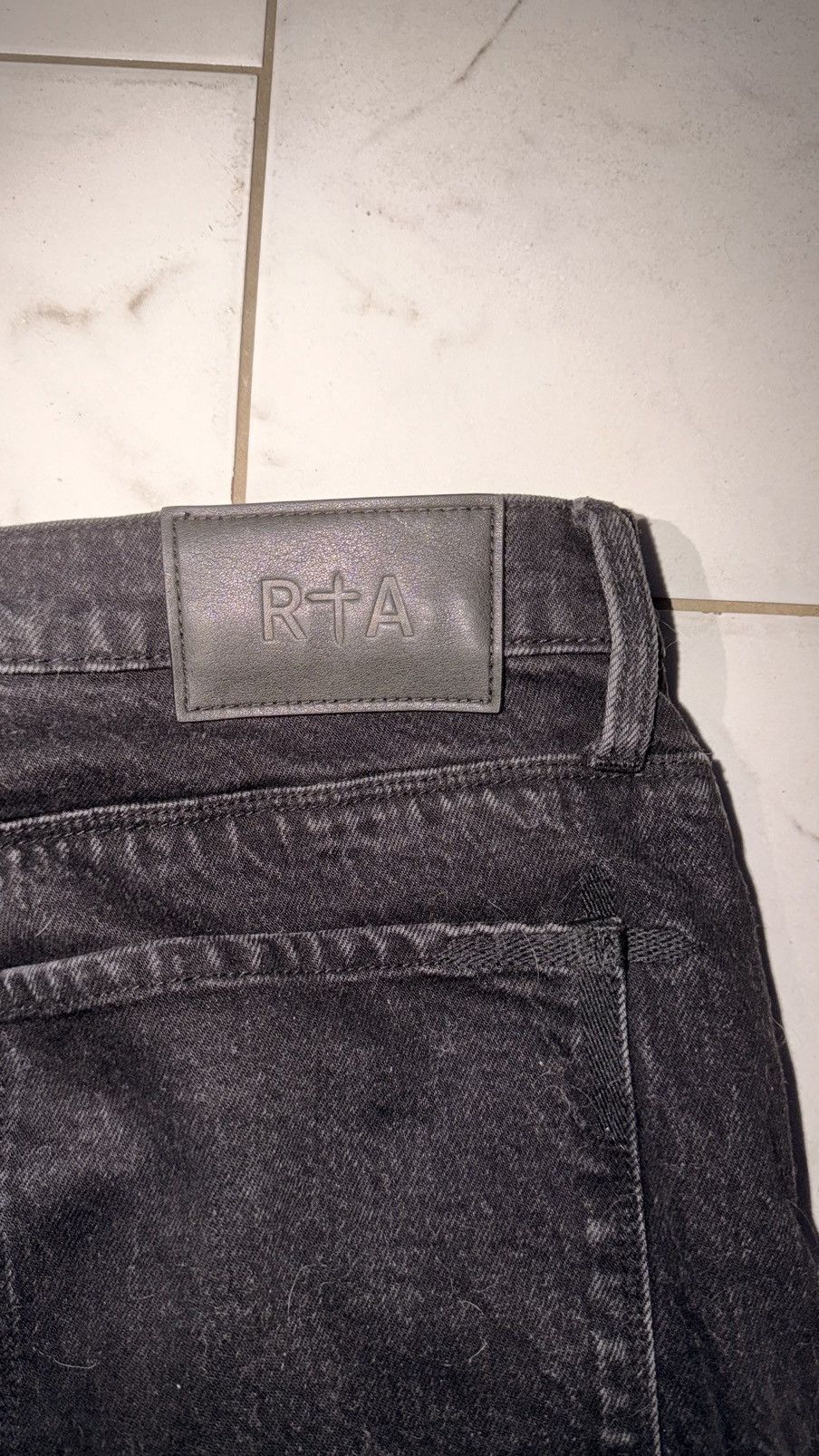 Rta Rta Ricardo Black Tri Paint Jeans Size US 36 / EU 52 - 4 Thumbnail