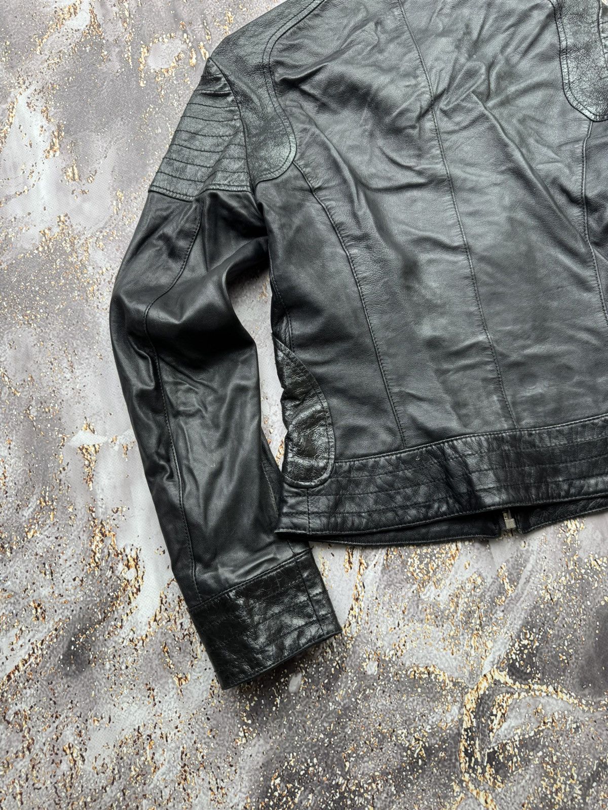 Genuine Leather Miss Sixty Vintage Leather Biker Jacket Size S / US 4 / IT 40 - 11 Thumbnail