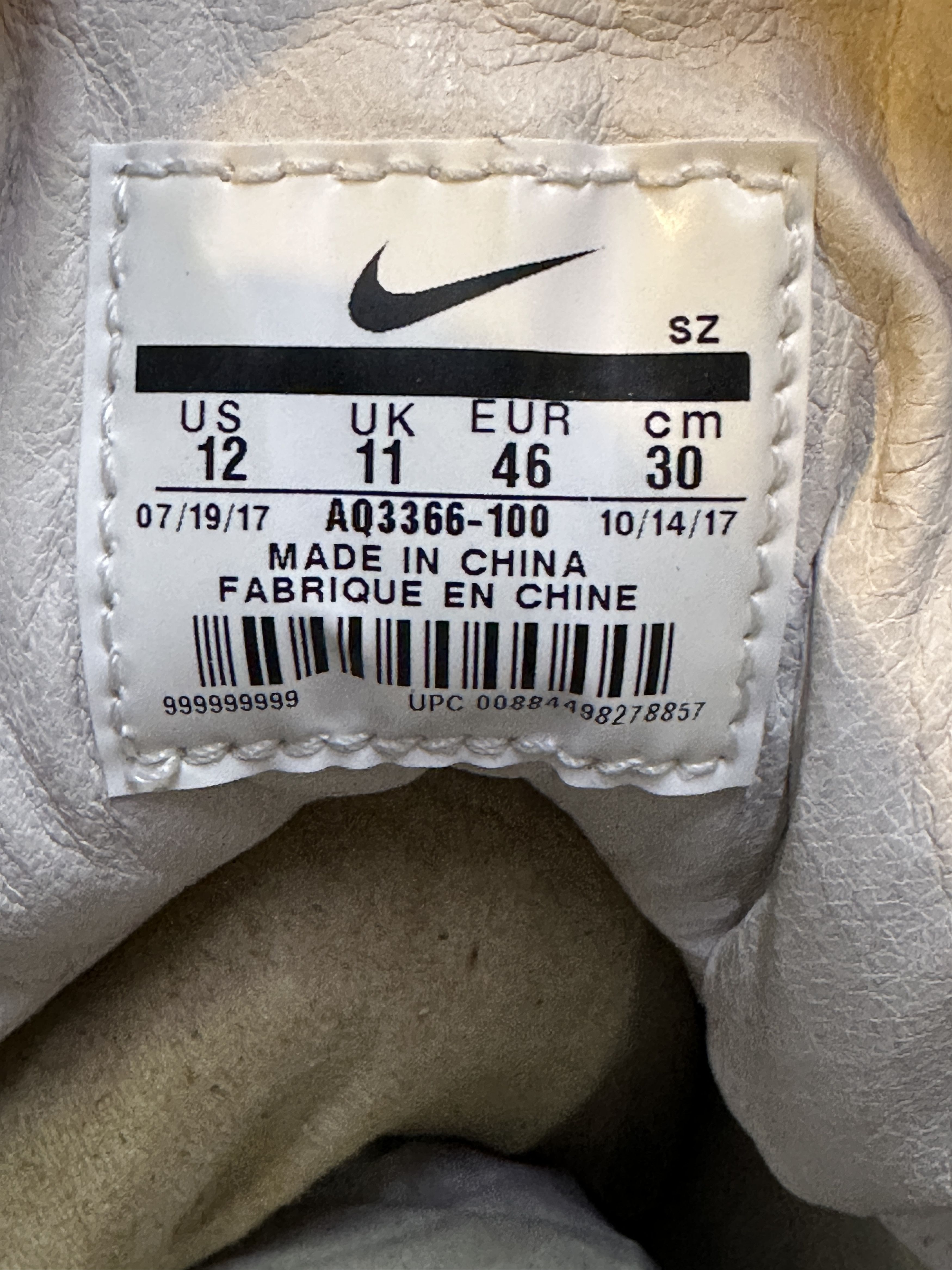 Nike NIKELAB X AIR FORCE 1 HI / RT Size US 12 / EU 45 - 7 Thumbnail
