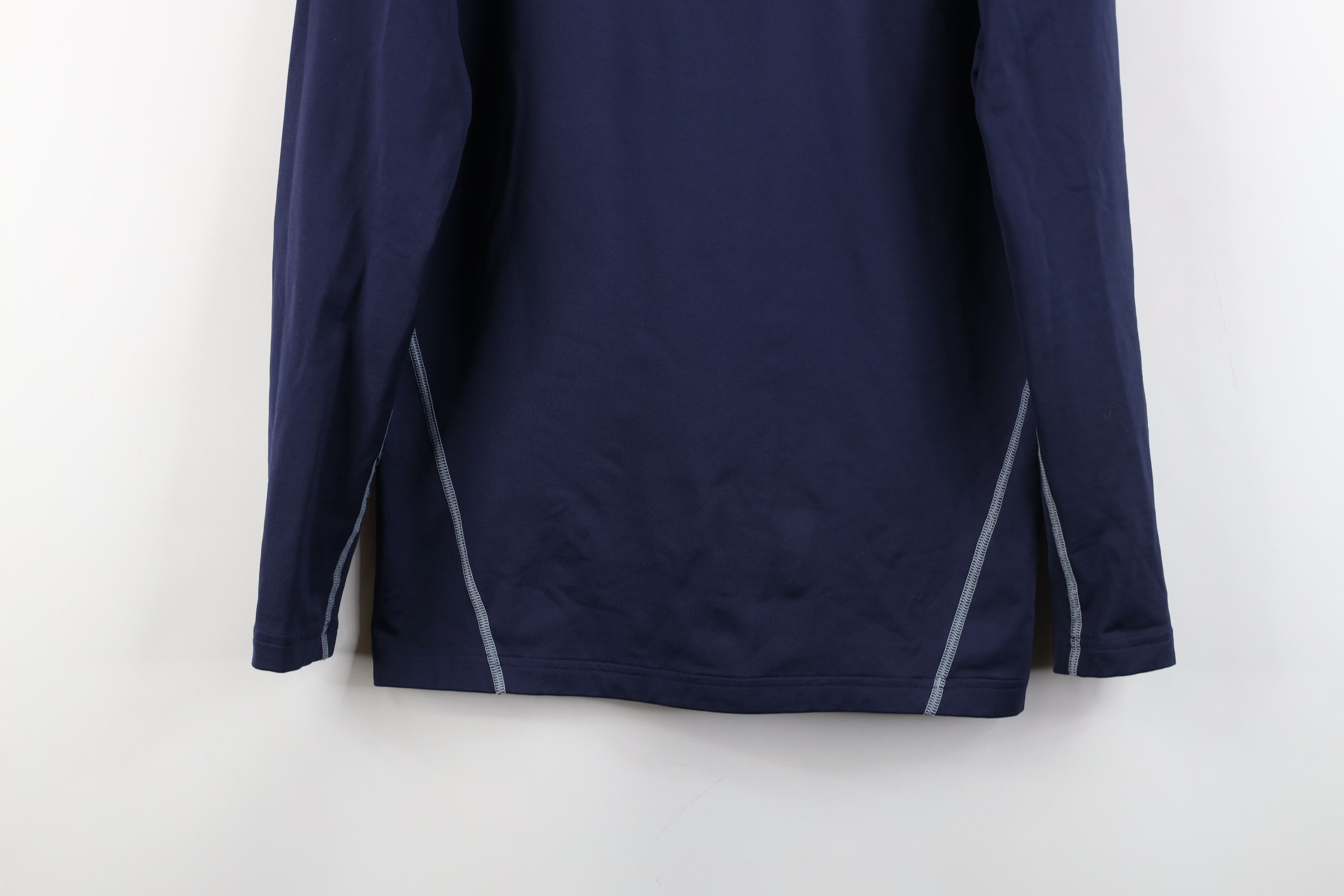 Under Armour × Vintage Under Armour Compression Mock Neck Long Sleeve T-Shirt Blue Size US L / EU 52-54 / 3 - 3 Thumbnail