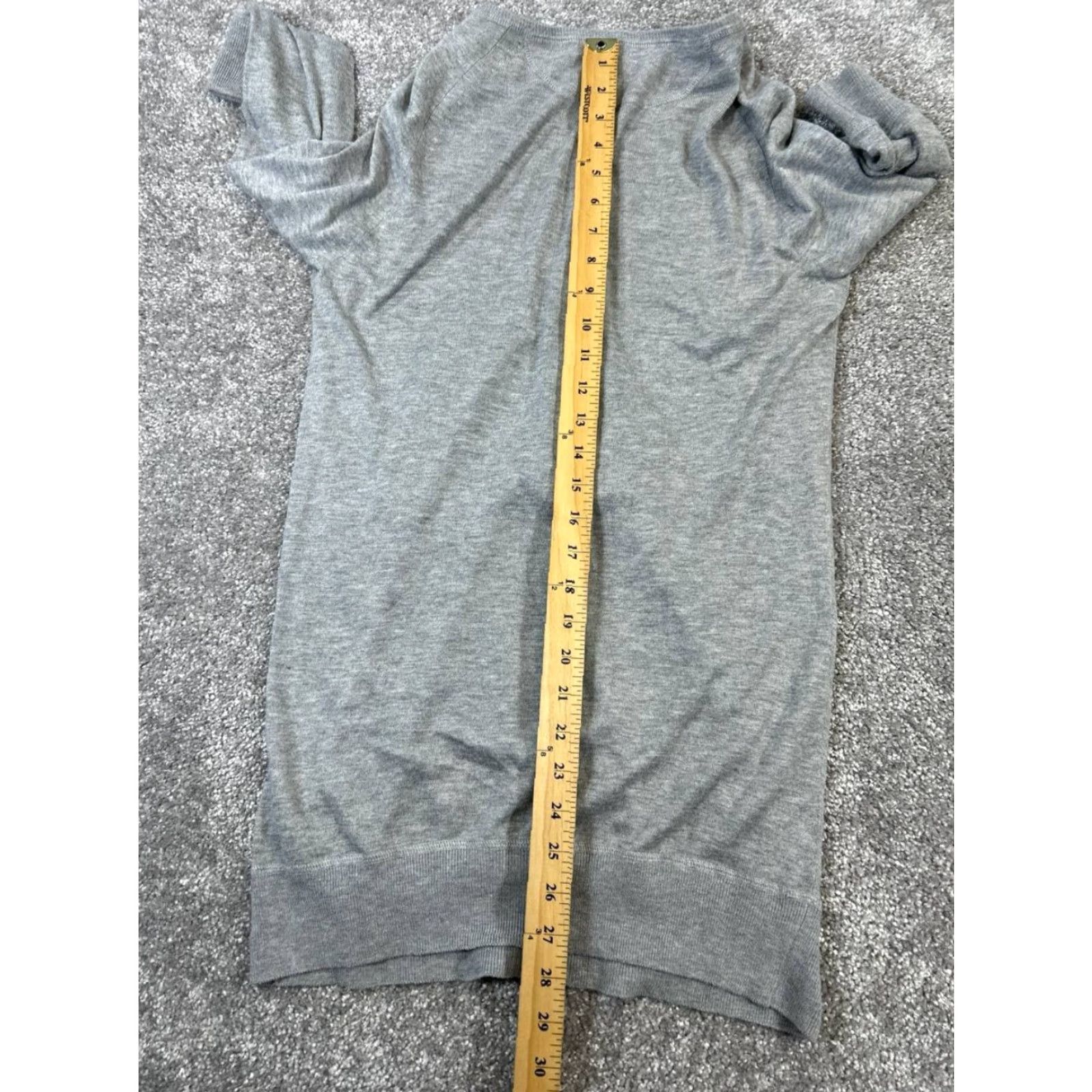 Vince Vince Shirt Womens Small Gray Henley Tunic Size S / US 4 / IT 40 - 7 Thumbnail