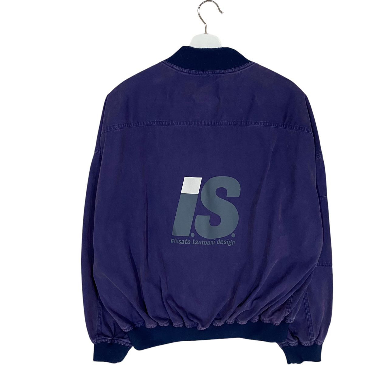 Issey Miyake × Vintage 🔥 VINTAGE 80's ISSEY MIYAKE I.S LOGO BOMBERS JACKET Size US L / EU 52-54 / 3 - 1 Thumbnail