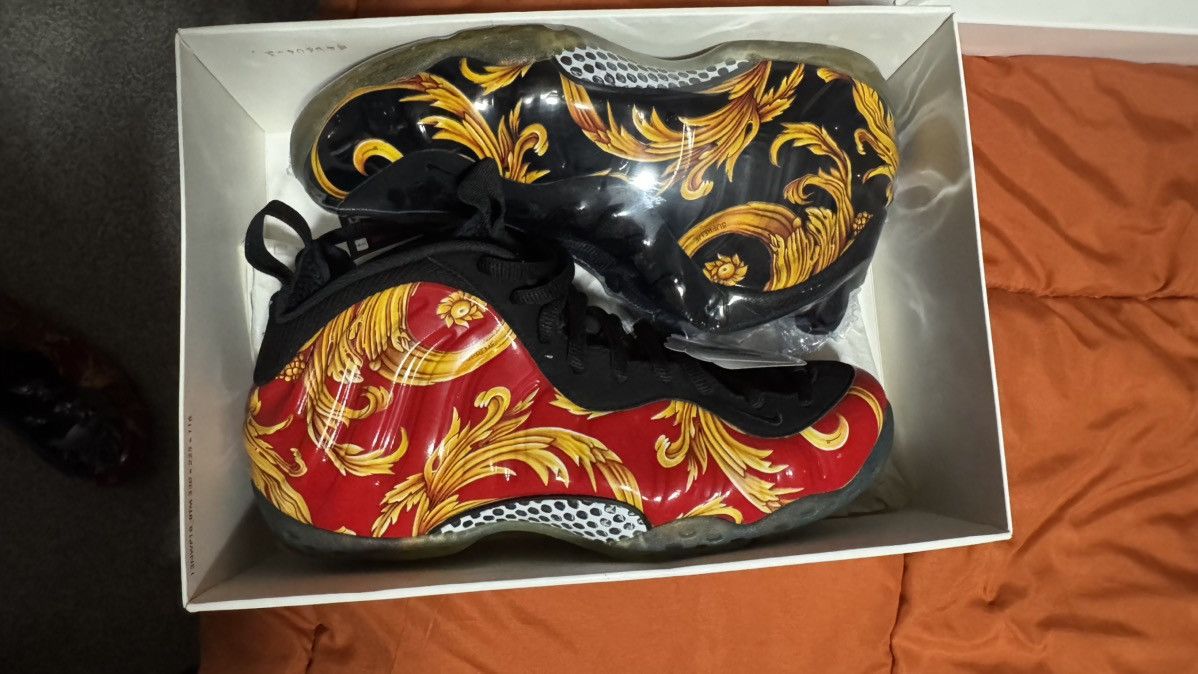 Nike × Supreme SS14 Nike foamposite one supreme Red brand new w/o box Size US 10 / EU 43 - 6 Thumbnail