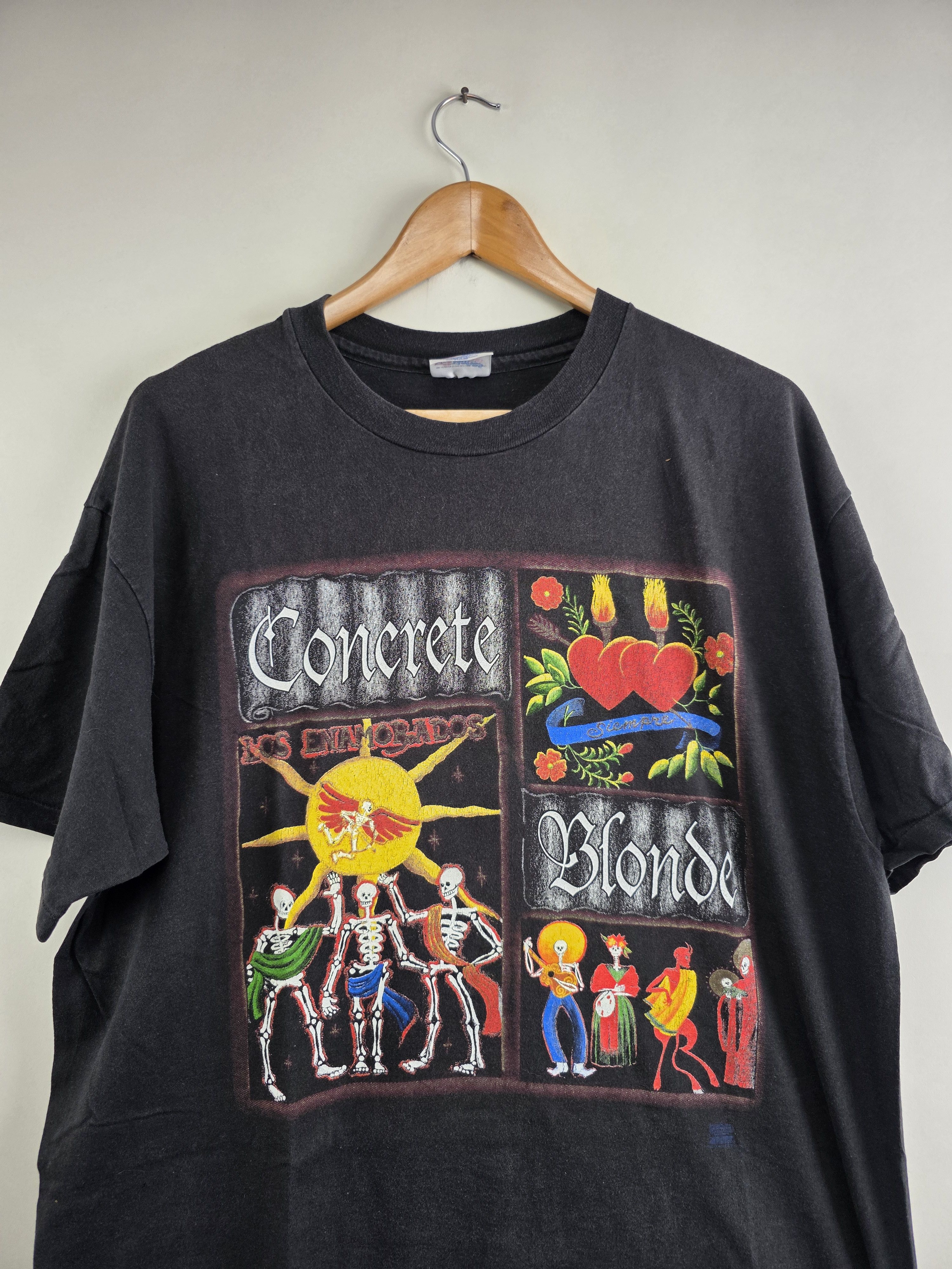 Band Tees × Vintage 90s Concrete Blonde Destino XL 22.5" 29.5" Size US XL / EU 56 / 4 - 2 Thumbnail