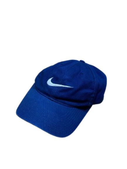 Nike Vintage Nike Big Y2K Logo 100% Cotton Cap Size ONE SIZE - 1 Thumbnail