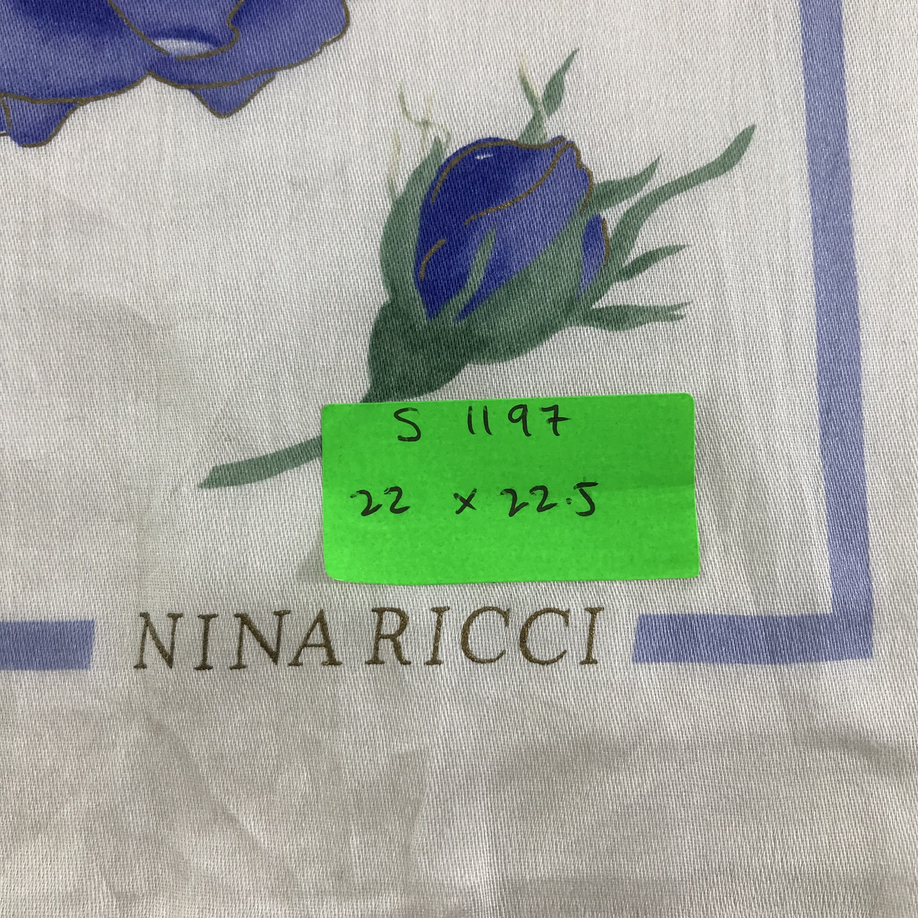 Nina Ricci × Vintage Kenzo Bandana / Handkerchief / Neckerchief - S1197 Size ONE SIZE - 5 Thumbnail