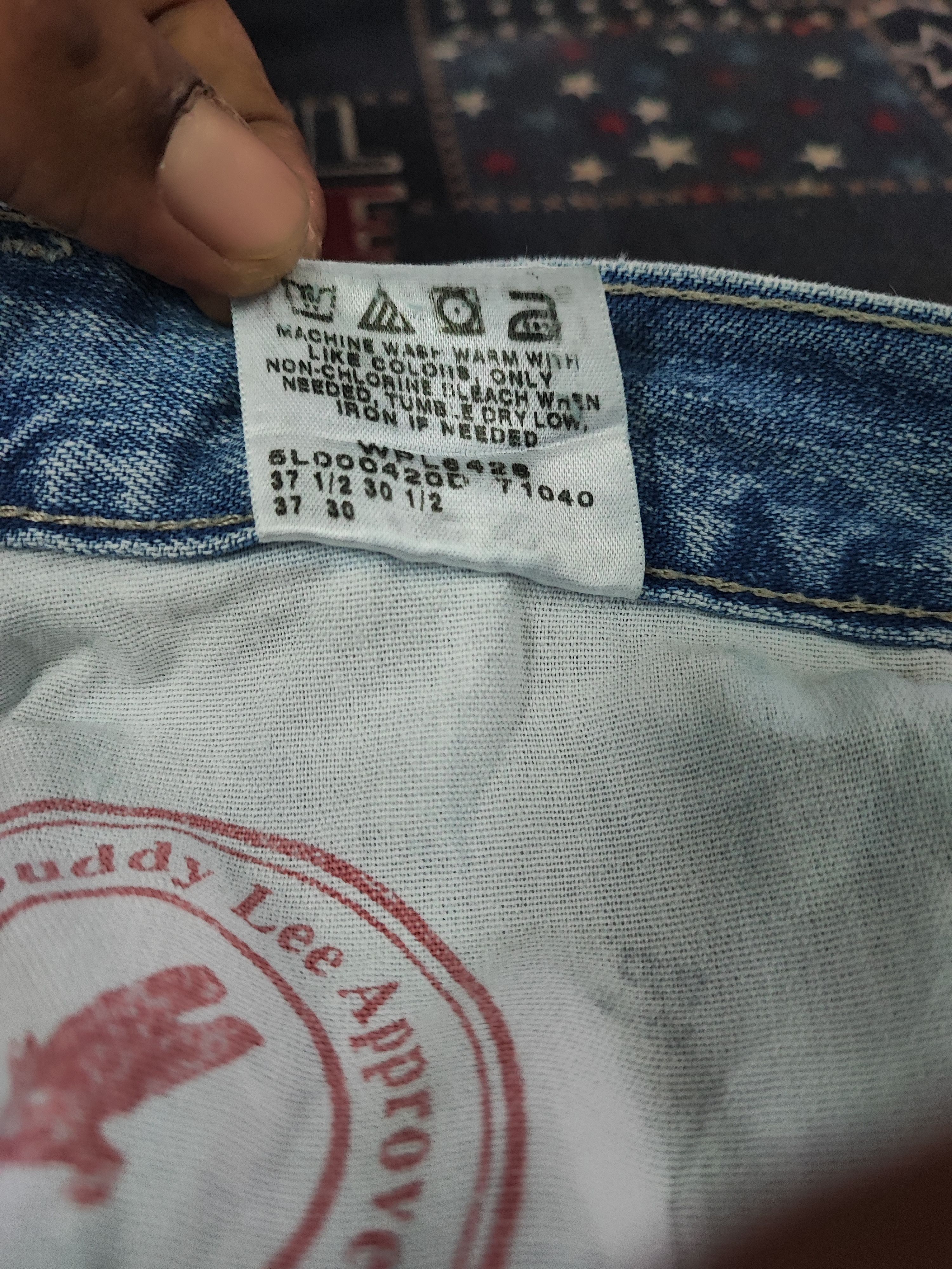 Lee × Vintage Lee Dungarees Carpenter Jeans Size US 36 / EU 52 - 8 Thumbnail