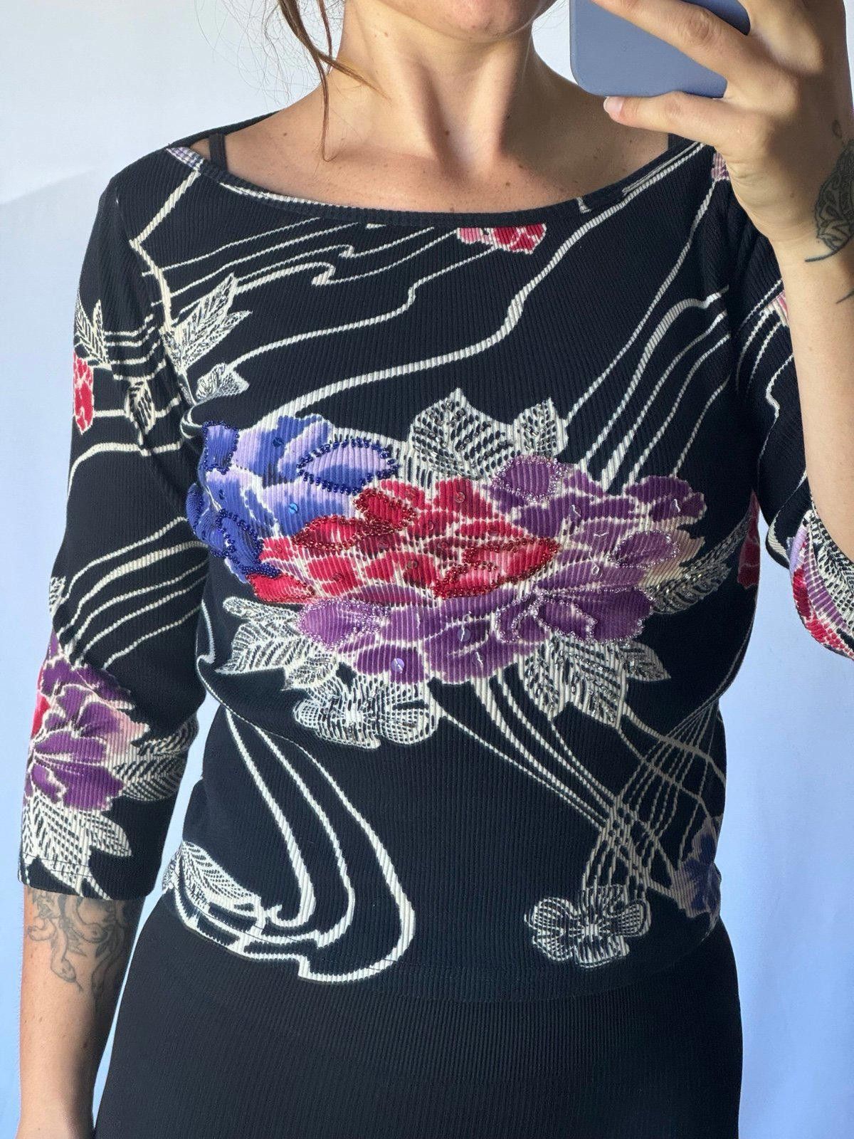Designer Chaudry Sports 1/4 sleeve floral Size M / US 6-8 / IT 42-44 - 6 Thumbnail