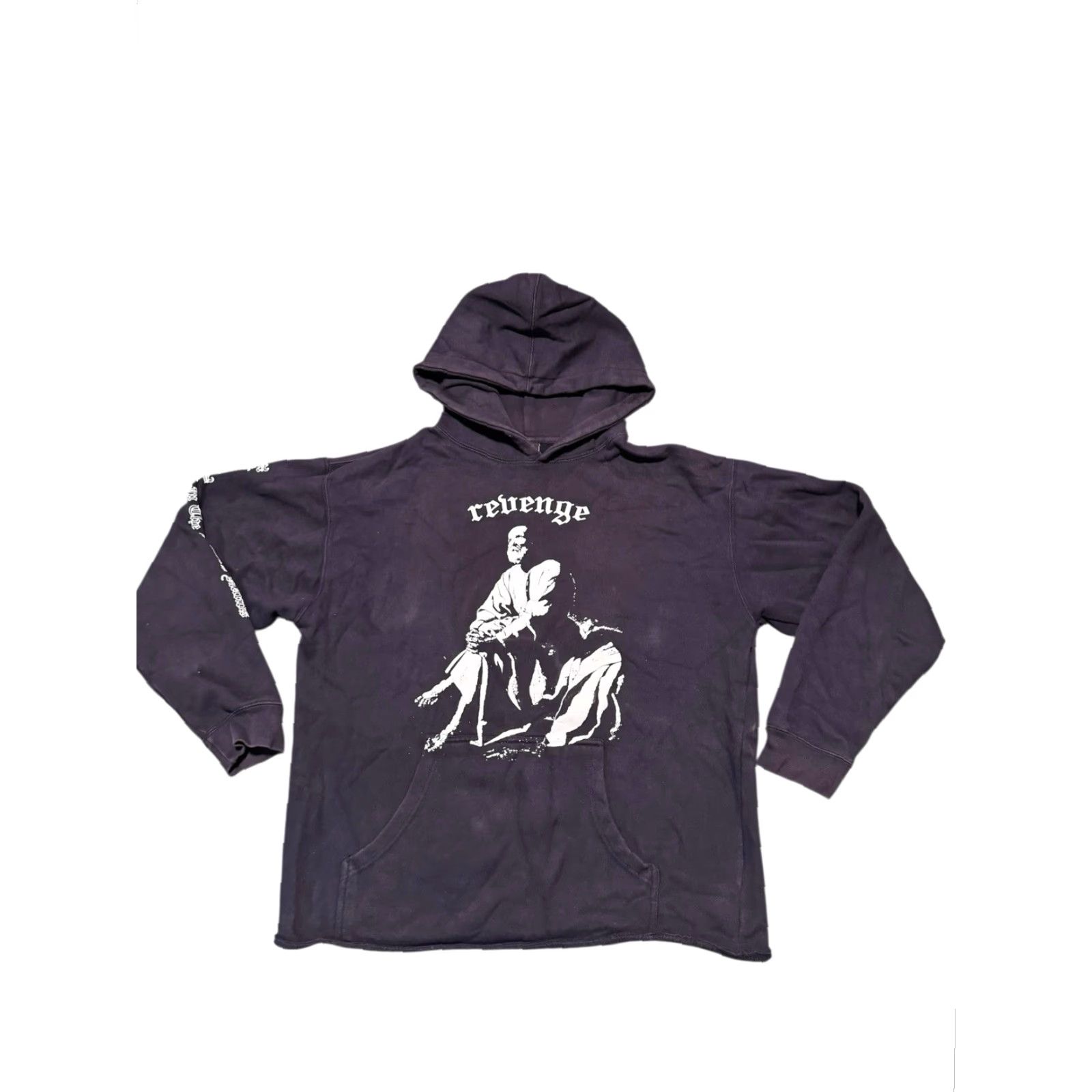 Revenge VINTAGE Revenge RENAISSANCE BY REVENGE Puff Print Hoodie Size L Black HTF! Size US L / EU 52-54 / 3 - 2 Thumbnail