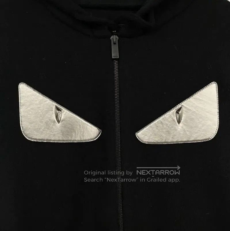 Fendi Fendi Black Wool Long Sleeve Coat . Size US L / EU 52-54 / 3 - 5 Thumbnail