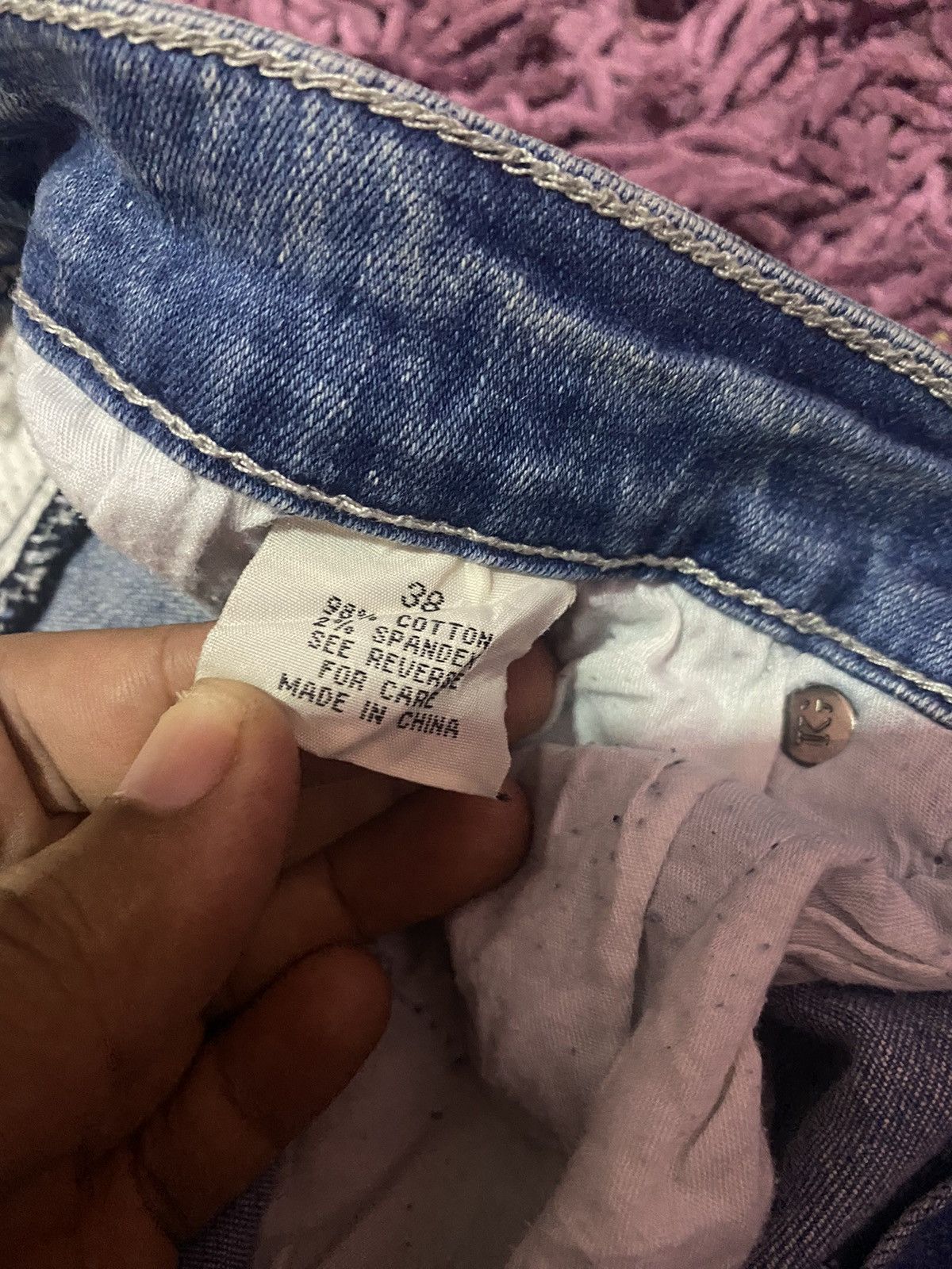 Japanese Brand × Vintage Vintage Kilogram Light Blue Men Custom Skinny Jeans Size US 34 / EU 50 - 10 Thumbnail