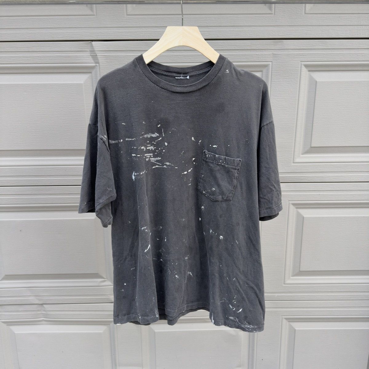 Vintage Thrashed Faded Stained Painted Grunge Shirt ERD Chrome Size US XL / EU 56 / 4 - 1 Thumbnail