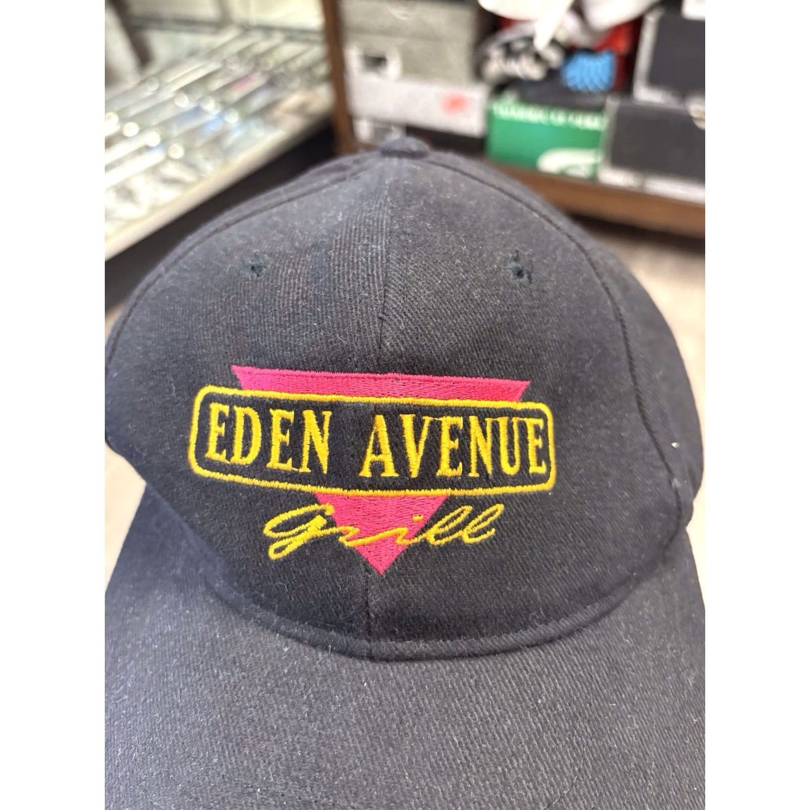 Avenue VINTAGE Eden Avenue Grill Hat Cap Black Cotton Deluxe Caps Food Baseball Cap Unisex Adults Size ONE SIZE - 2 Thumbnail
