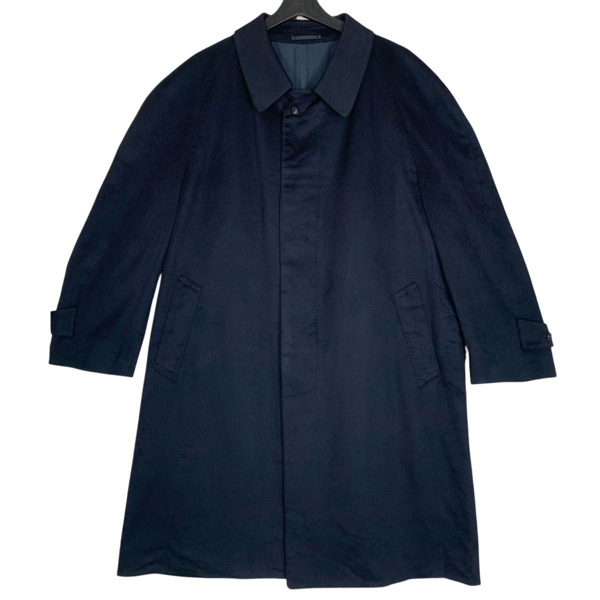 Hardy Amies Vintage Hardy Amies Designer in Italy Cashmere TrenchCoat Size US L / EU 52-54 / 3 - 2 Thumbnail