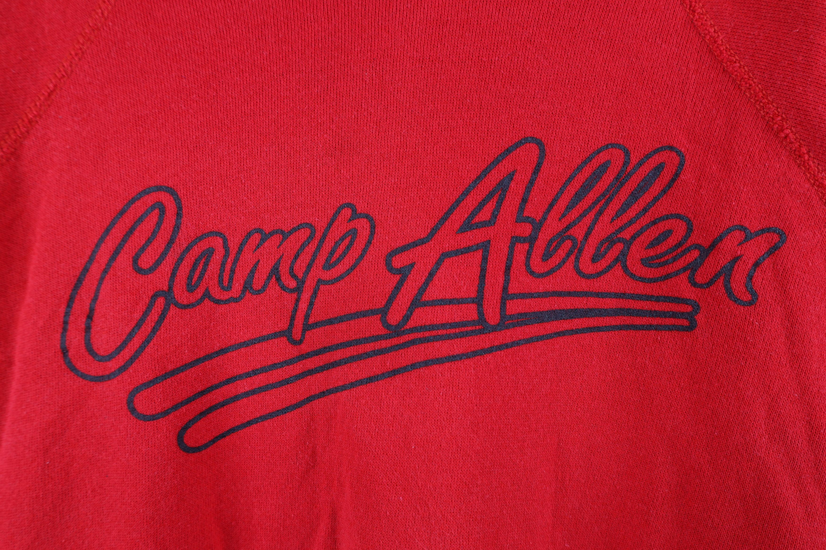 Vintage Vintage 70s Streetwear Camp Allen Hoodie Sweatshirt USA Size XL / US 12-14 / IT 48-50 - 4 Thumbnail