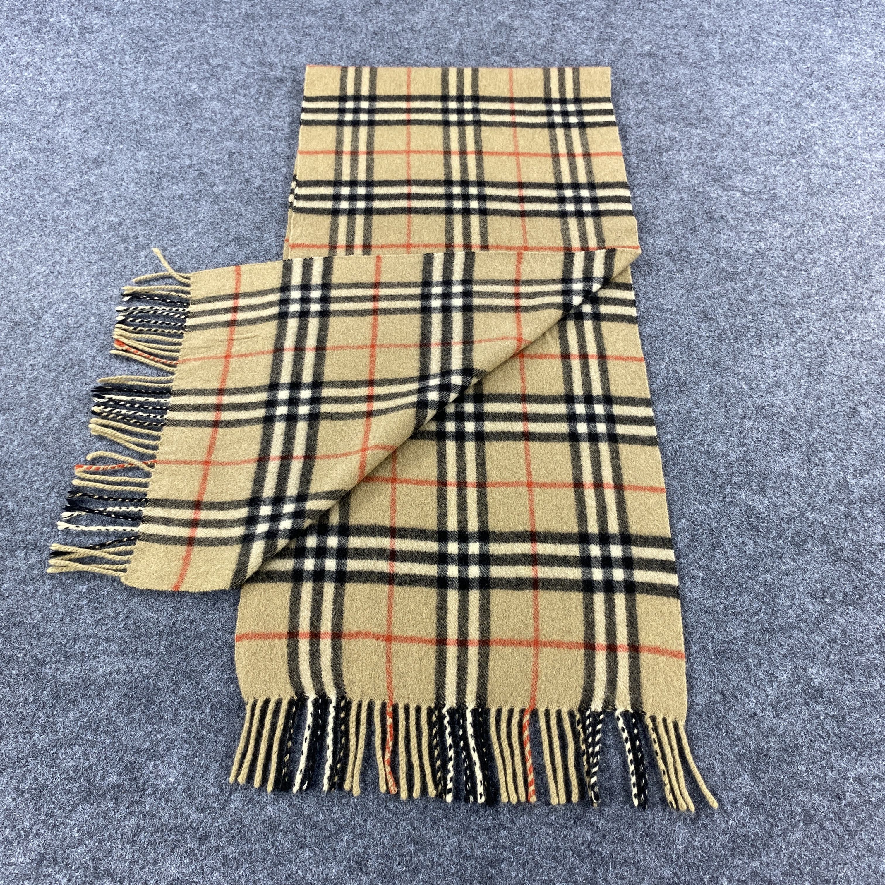 Burberry × Vintage GF10608 Burberry Scarf Neck Wear Muffler Nova Check Size ONE SIZE - 5 Thumbnail