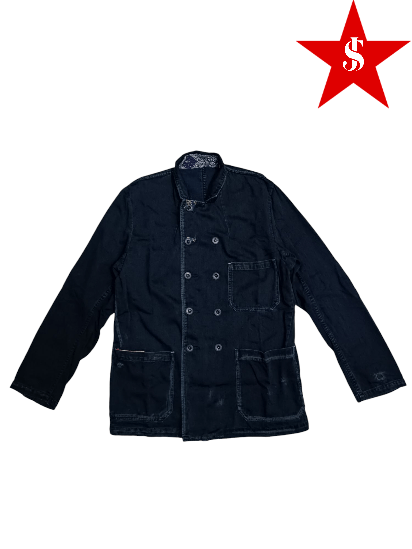 45rpm × Japanese Brand Vintage 45rpm Chore Jacket Napoleon Button Size US M / EU 48-50 / 2 - 1 Thumbnail