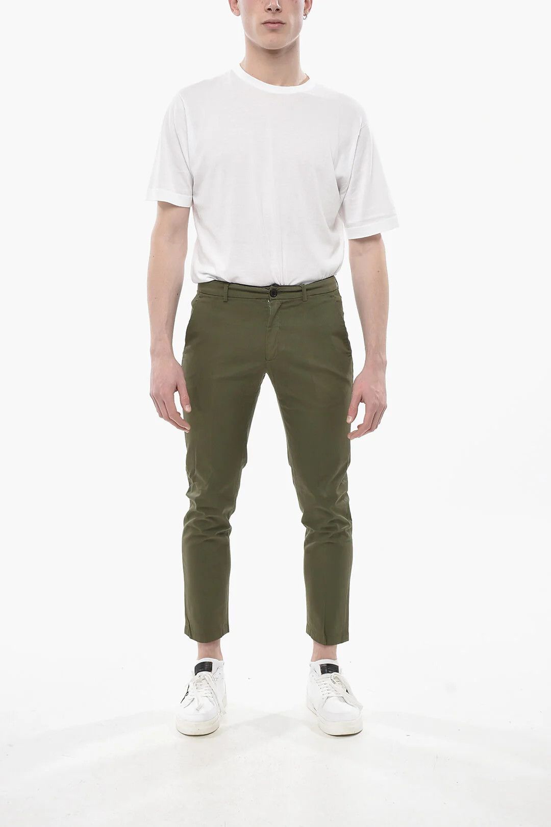 DEPARTMENT5 og1mm0326 Cotton Pant in Green Size US 29 - 4 Thumbnail