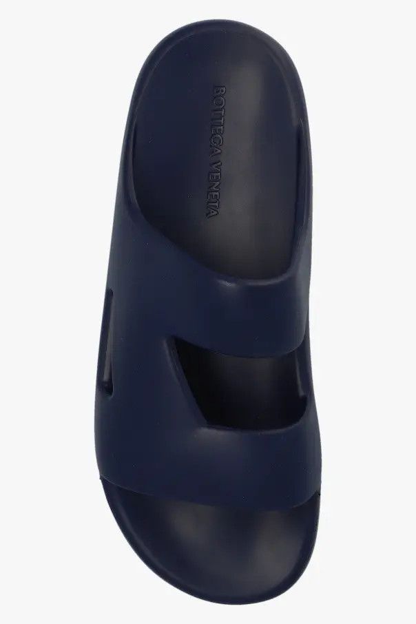 Bottega Veneta o1bcso1str0824 Band Slide in Navy Blue Size US 10 / EU 43 - 5 Thumbnail