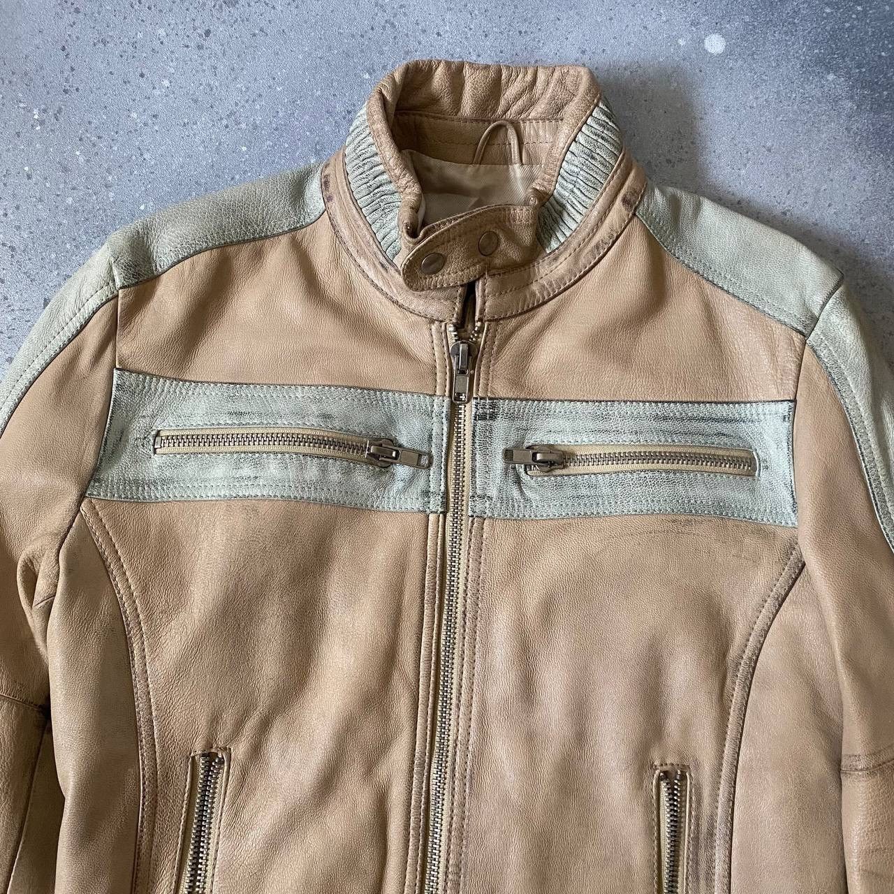 Japanese Vintage Racing Moto Leather Jacket