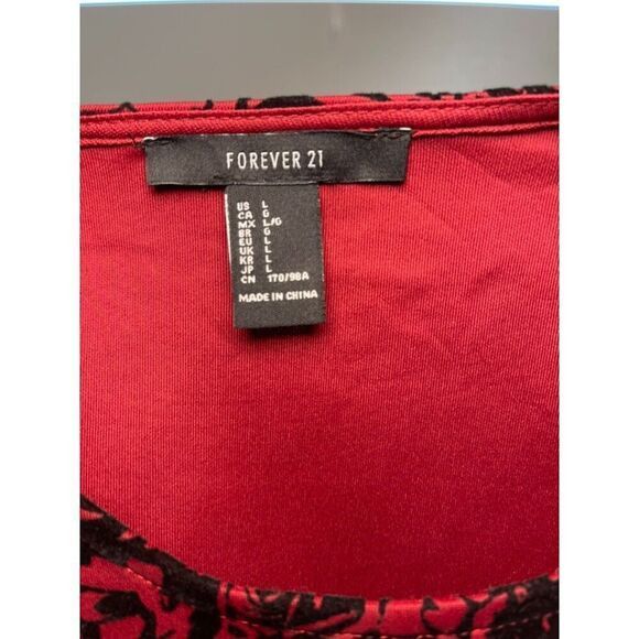 Forever 21 Forever 21 Velvet Rose Shirt L Size L / US 10 / IT 46 - 3 Thumbnail