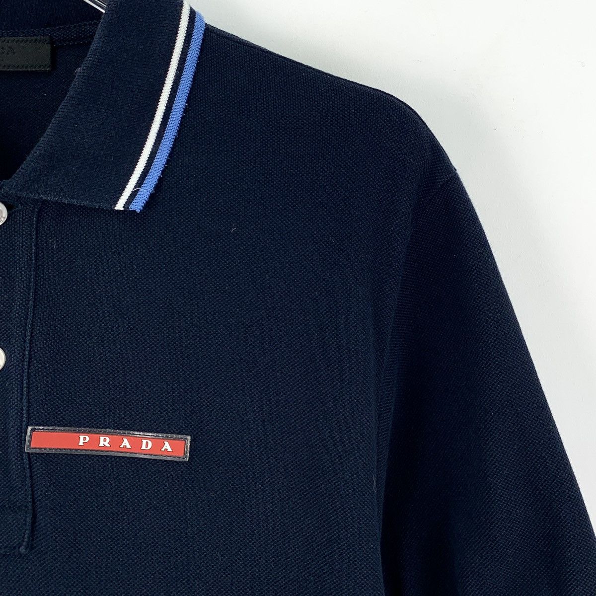 Prada Prada Collared Single-breasted Short Sleeve Polo Shirt K26WX Size US S / EU 44-46 / 1 - 3 Thumbnail
