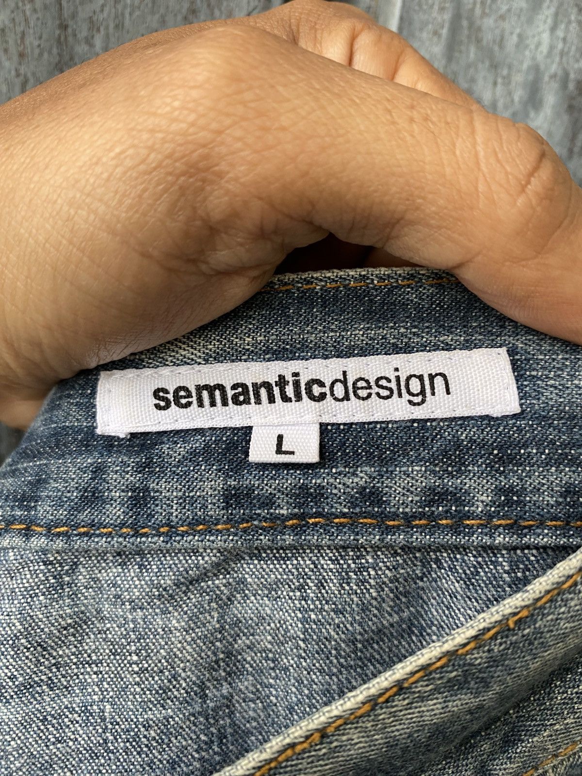 semanticdesign semanticdesign Short Jeans Denim Japanese Distressed Vintage Size US 30 / EU 46 - 8 Thumbnail