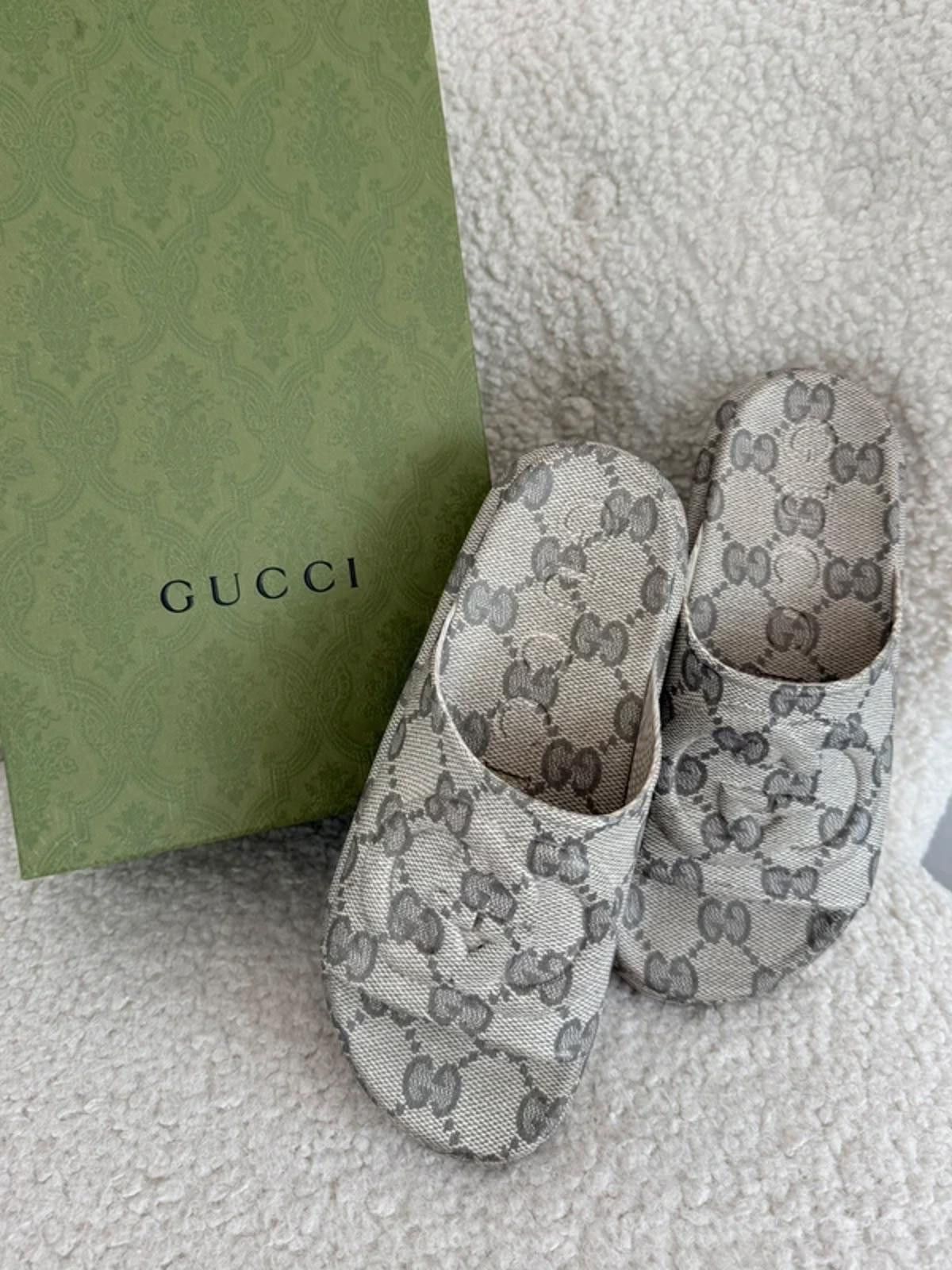 Gucci Gucci GG monogram platform slides Size US 8 / IT 38 - 6 Thumbnail