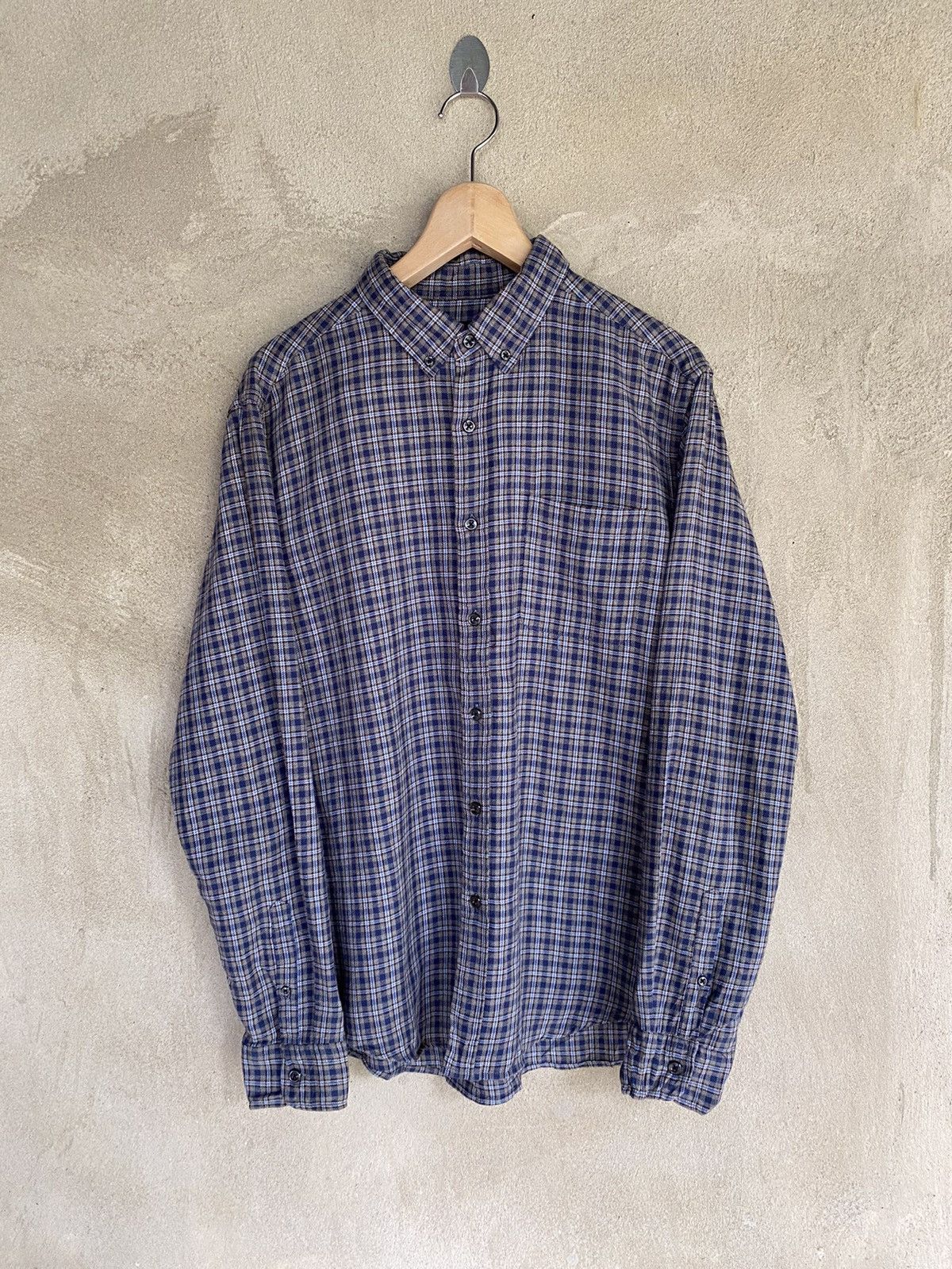 Flannel Japanese Brand Rageblue Plaid Tartan Flannel Shirt Size US M / EU 48-50 / 2 - 2 Thumbnail