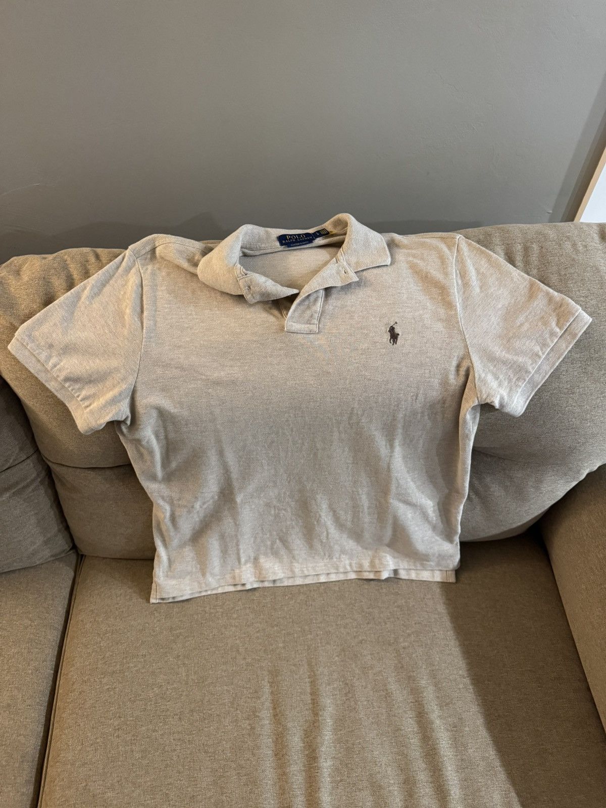 Polo Ralph Lauren Polo Ralph Lauren men’s short sleeve polo beige size Large Size US L / EU 52-54 / 3 - 4 Thumbnail