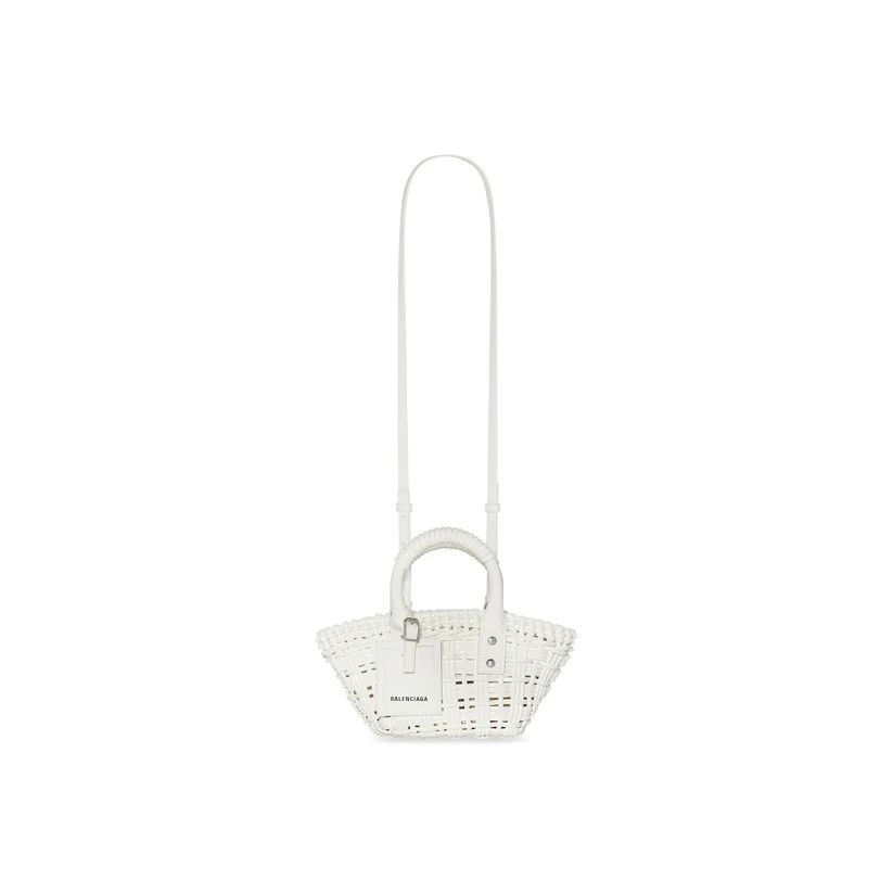 Balenciaga o1tr1nto1225 Size: OS / Bistro Basket Bag With Strap XXS Size ONE SIZE - 6 Thumbnail