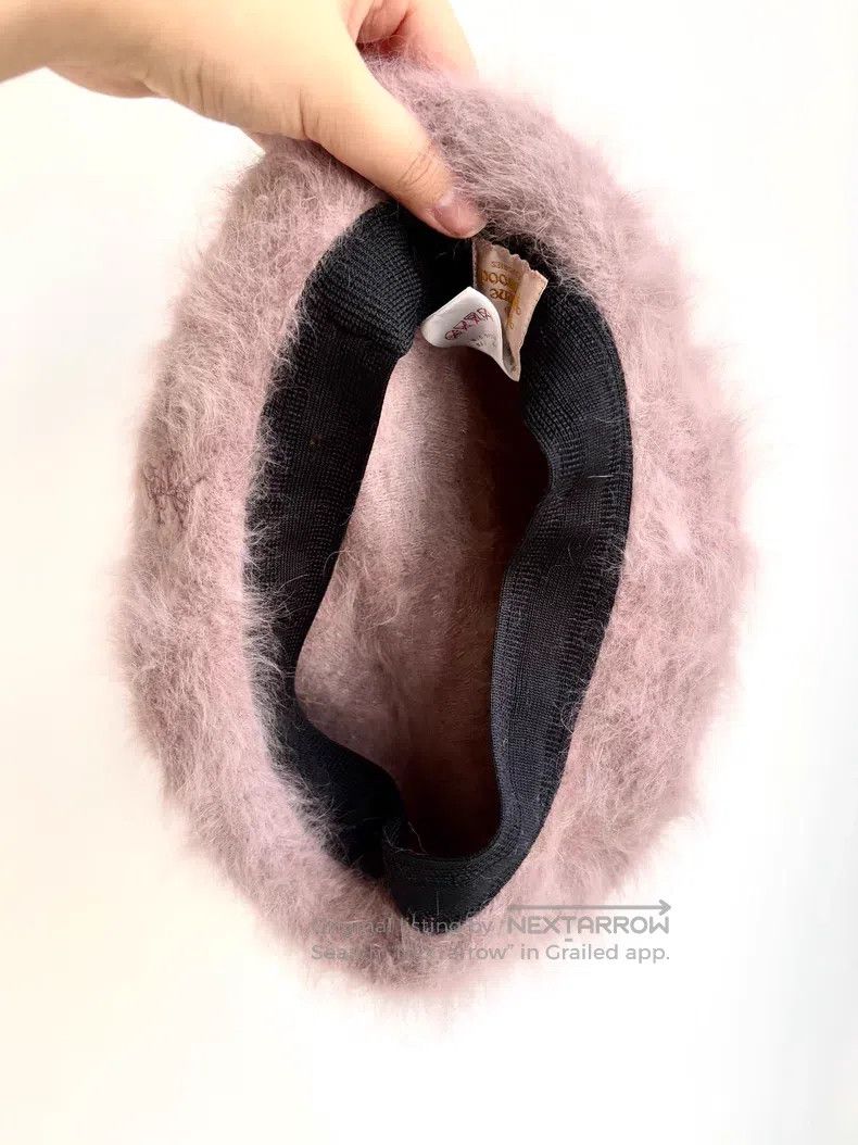Vivienne Westwood Vivienne Westwood Fawn Brown Long Furred Saturn Beret Size ONE SIZE - 4 Thumbnail