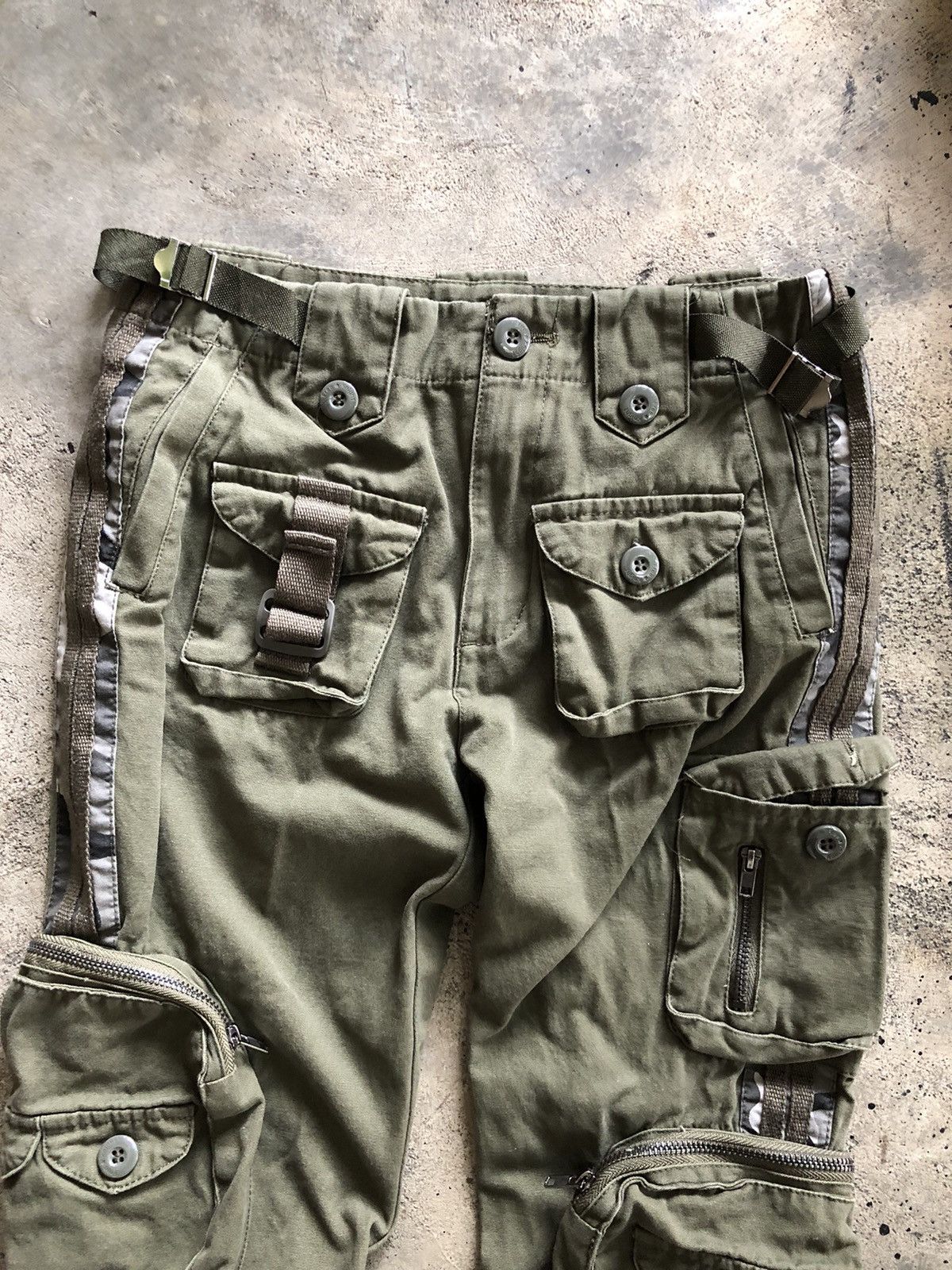 If Six Was Nine × Japanese Brand × Vintage JAPANESE FREE KNIGHT CARGO PANTS GOASTYLE Size US 27 - 4 Thumbnail
