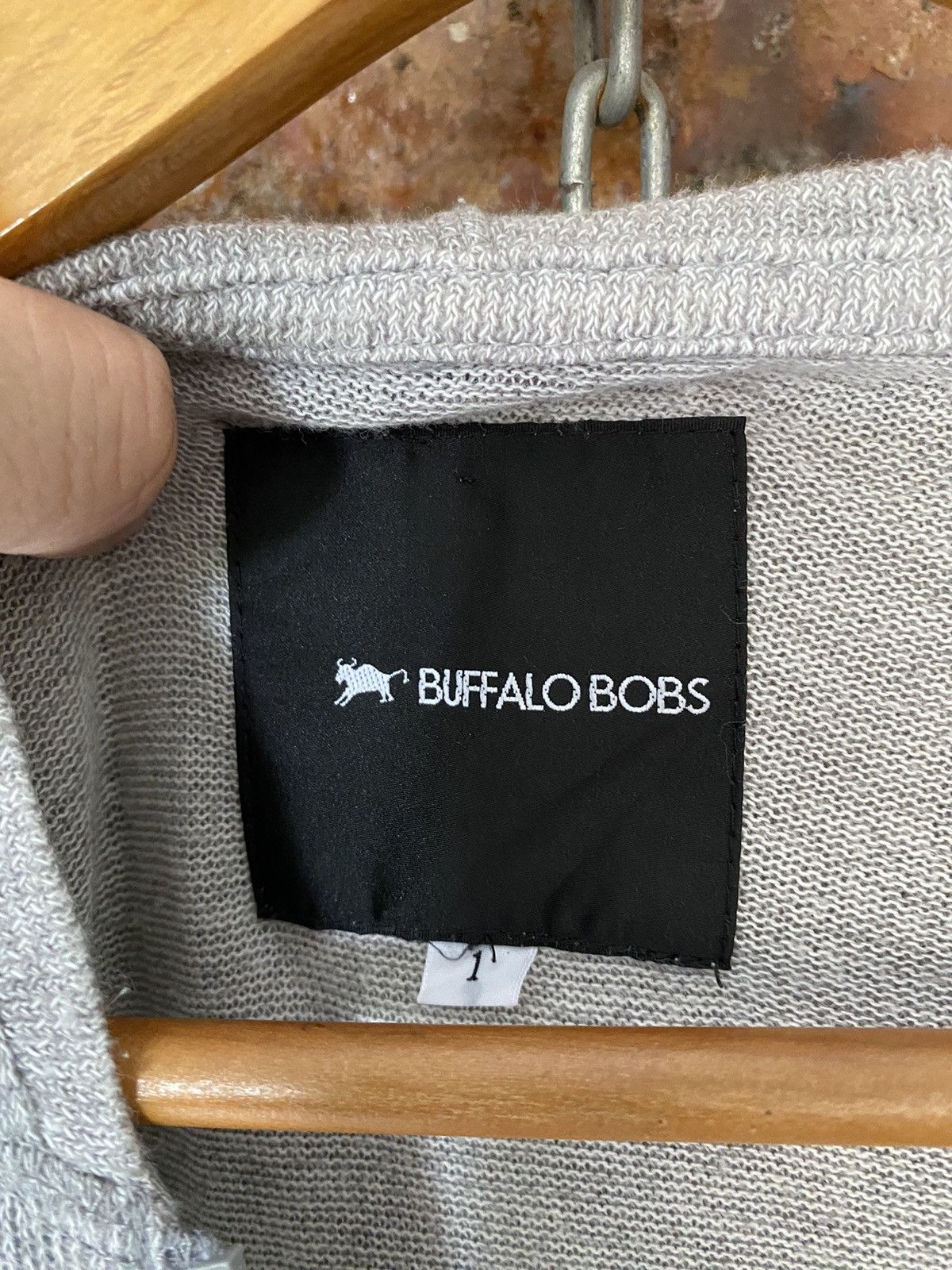 BUFFALO BOBS 2000s Buffalo Bobs Bono 3/4 sleeve hoodie Size US XS / EU 42 / 0 - 13 Thumbnail