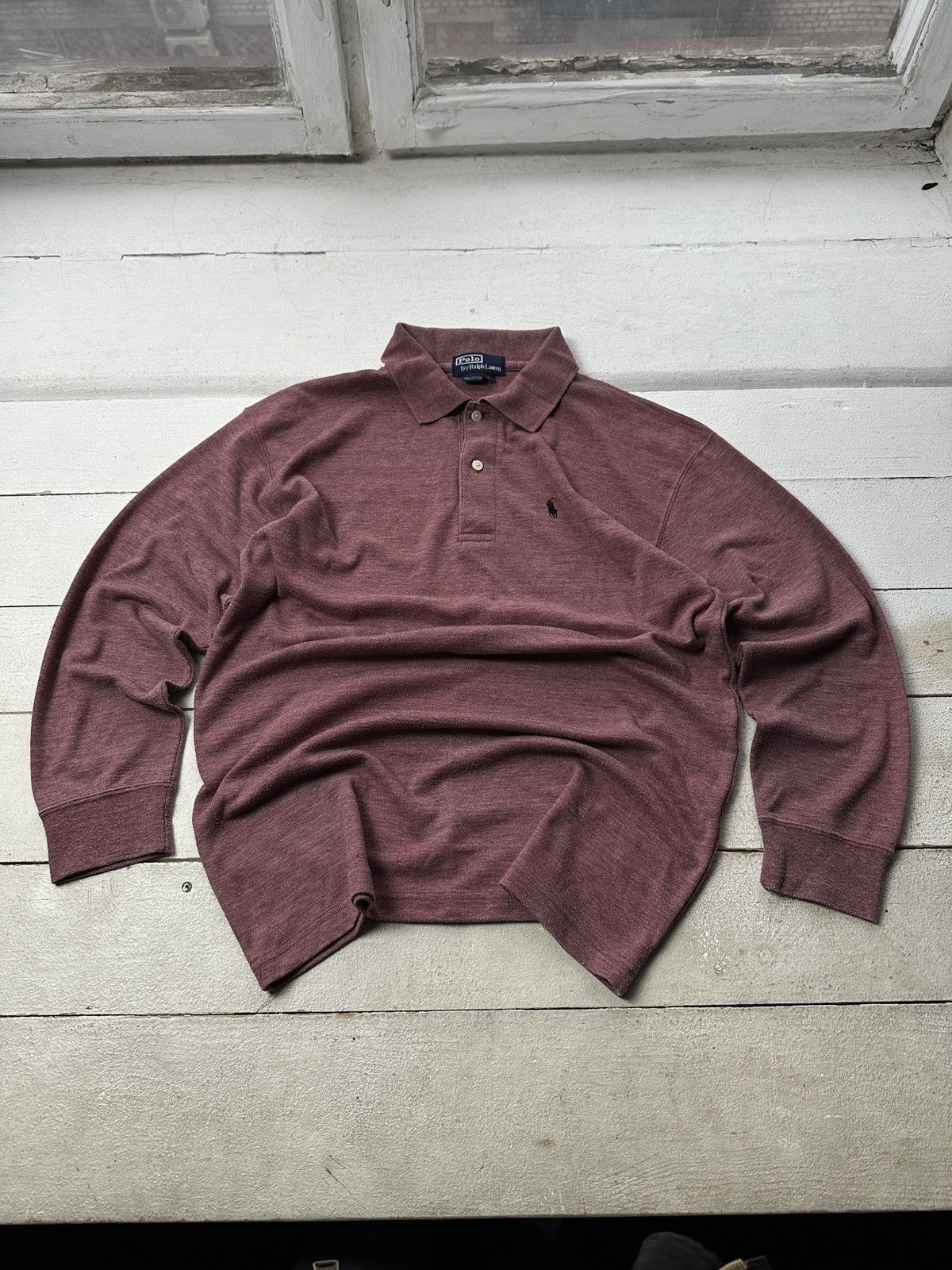 Ralph Lauren VNTG🚨 90s Polo Ralph Lauren Longsleeve Rugby Y2K pony luxury Size US L / EU 52-54 / 3 - 1 Thumbnail