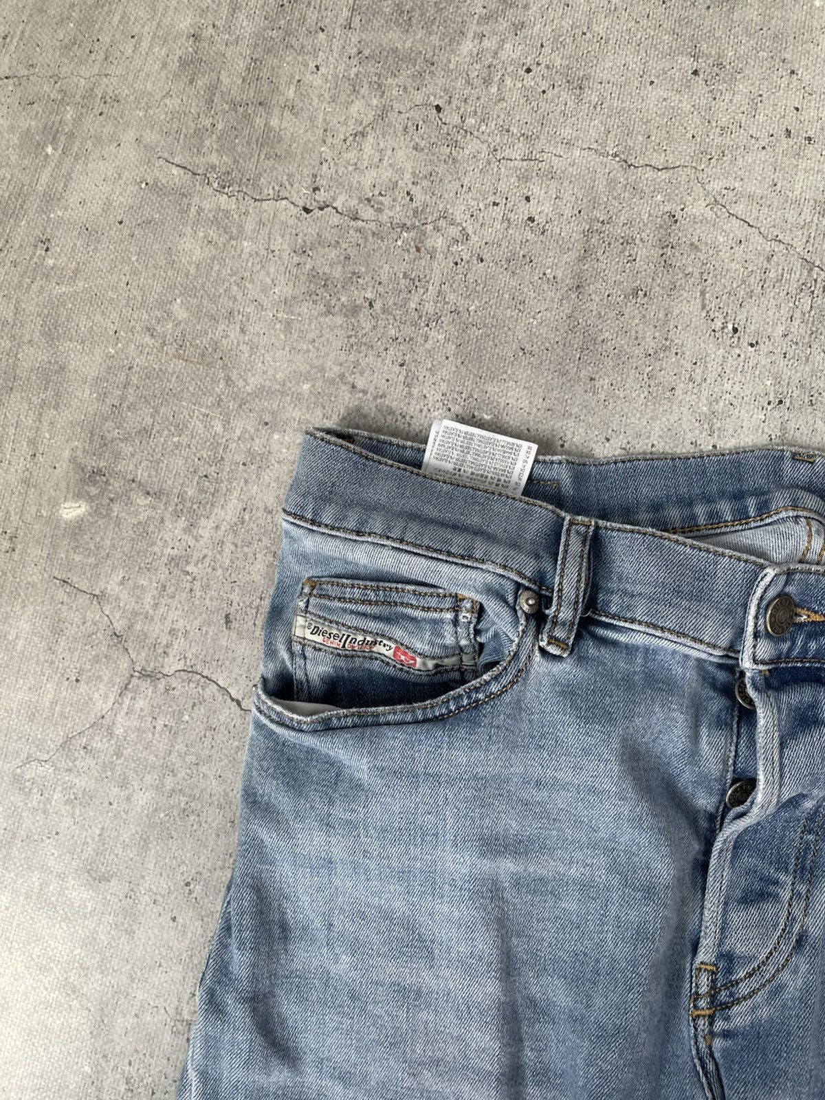 Other Vintage Diesel Jeans Washed Wide Japanese Y2K Avant Garde Size US 34 / EU 50 - 8 Thumbnail