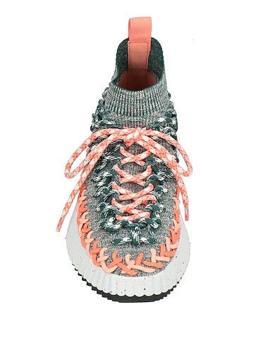 Chloe o1loc1c11125 Green Nama Sock Sneakers in Multicolor Size US 9 / IT 39 - 4 Thumbnail