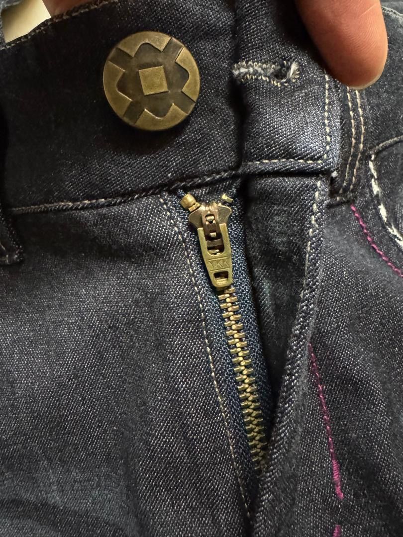 Japanese Brand FLARED Japanese Mudwash Pocket Split Fur Rare Dark Jeans Size US 29 - 8 Thumbnail