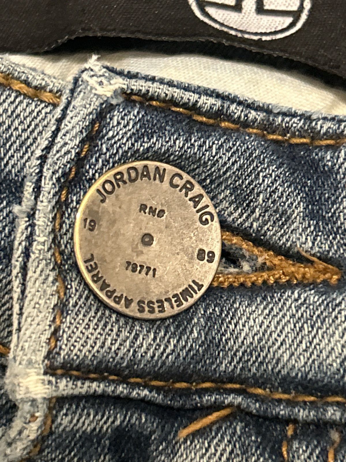 Jordan Craig JORDAN CRAIG Distressed repaired furr jeans 32/32 Size US 32 / EU 48 - 7 Thumbnail