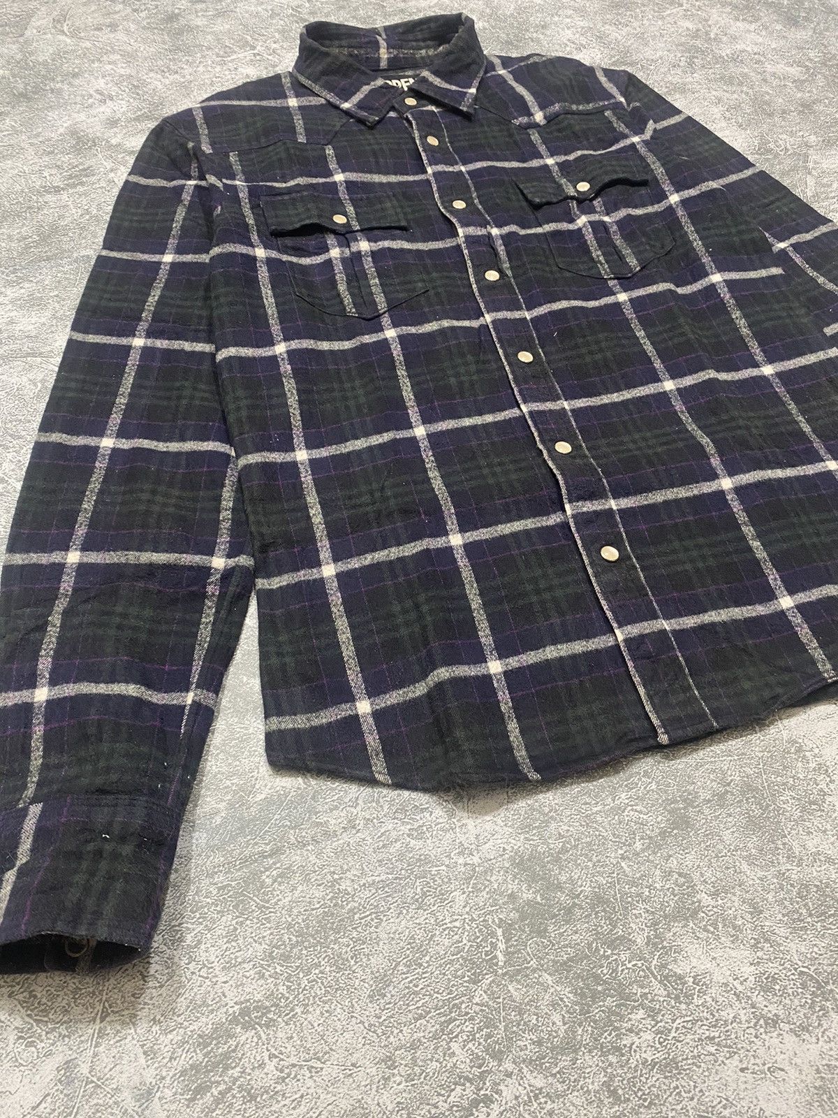 PPFM 2000s PPFM Plaid Western "Yellow Riot" Size US S / EU 44-46 / 1 - 3 Thumbnail