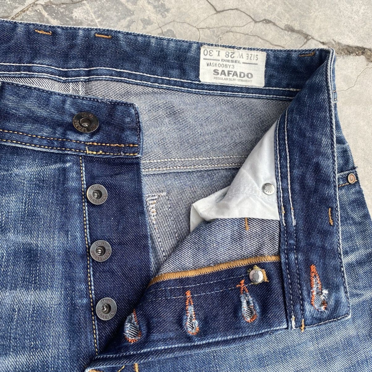 Diesel Diesel Industry SAFADO beautifully Distressed Jeans Size US 30 / EU 46 - 13 Thumbnail